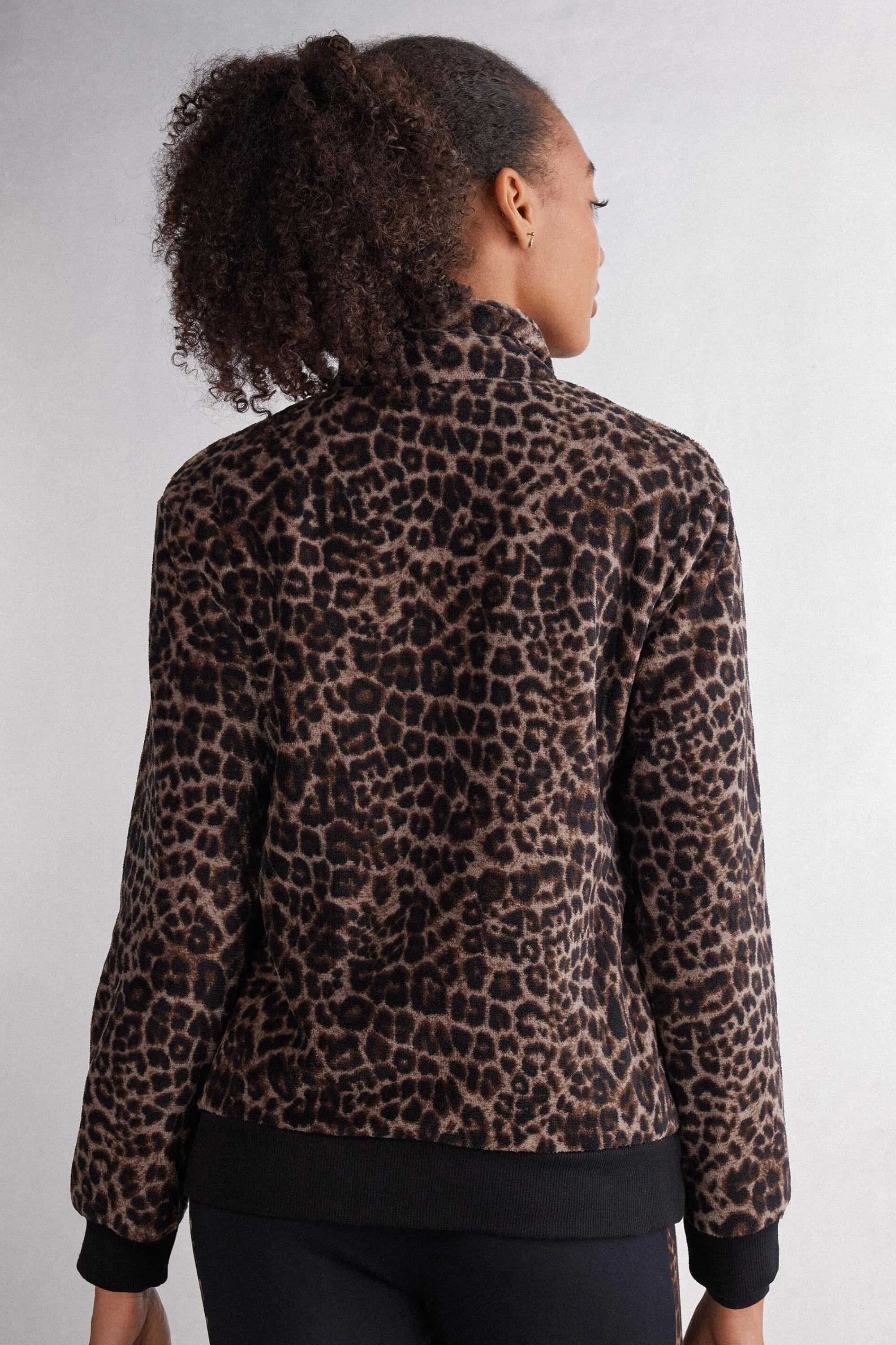 Intimissimi Bomber Pile Maculato Luxurious Leopard