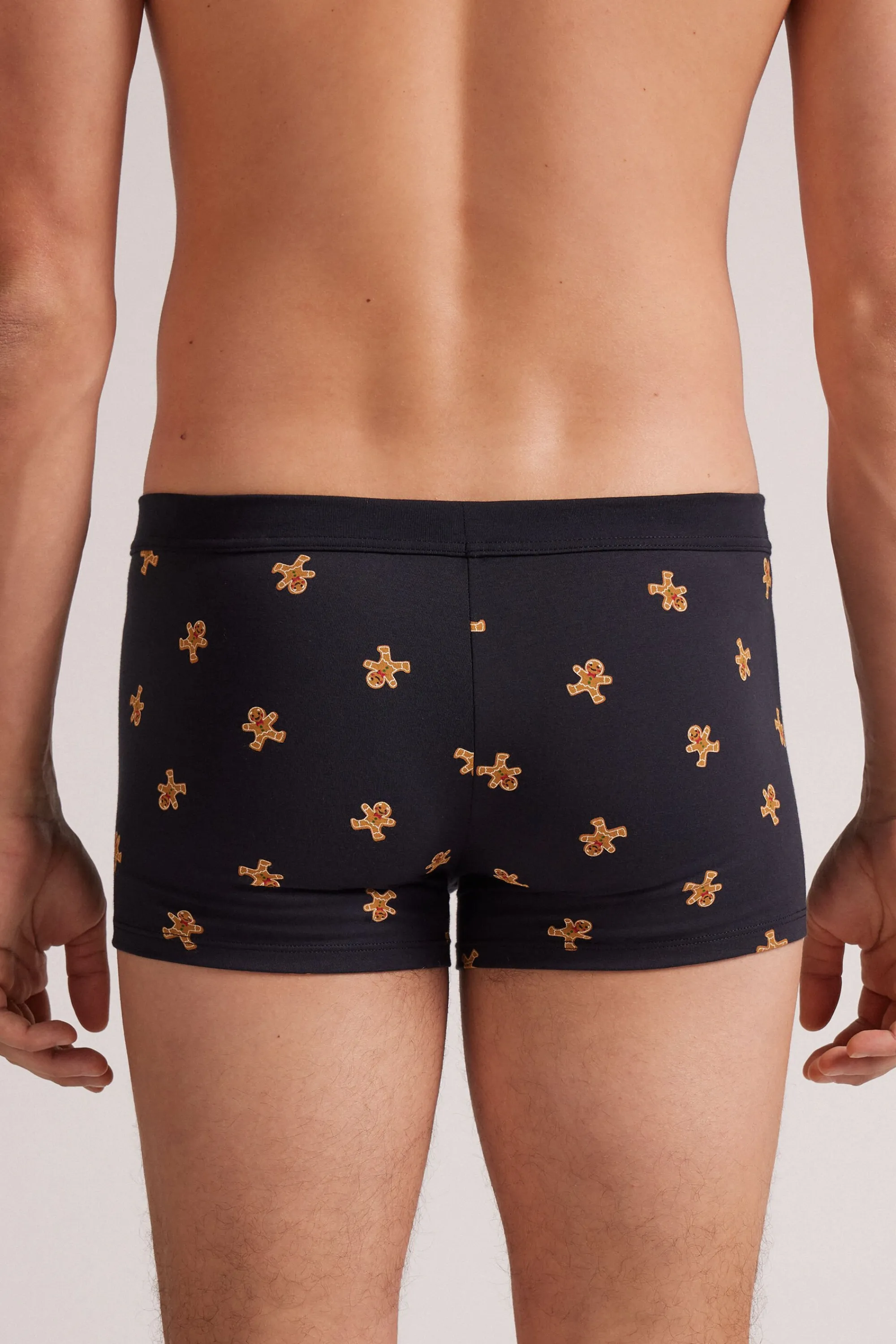 Intimissimi Boxer Cotone Superior Stampa Gingerbread Apres Ski