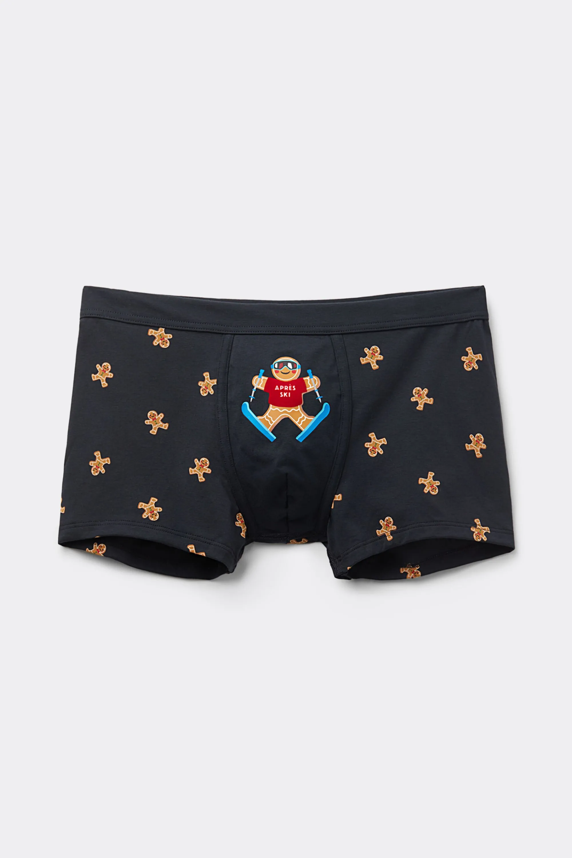 Intimissimi Boxer Cotone Superior Stampa Gingerbread Apres Ski