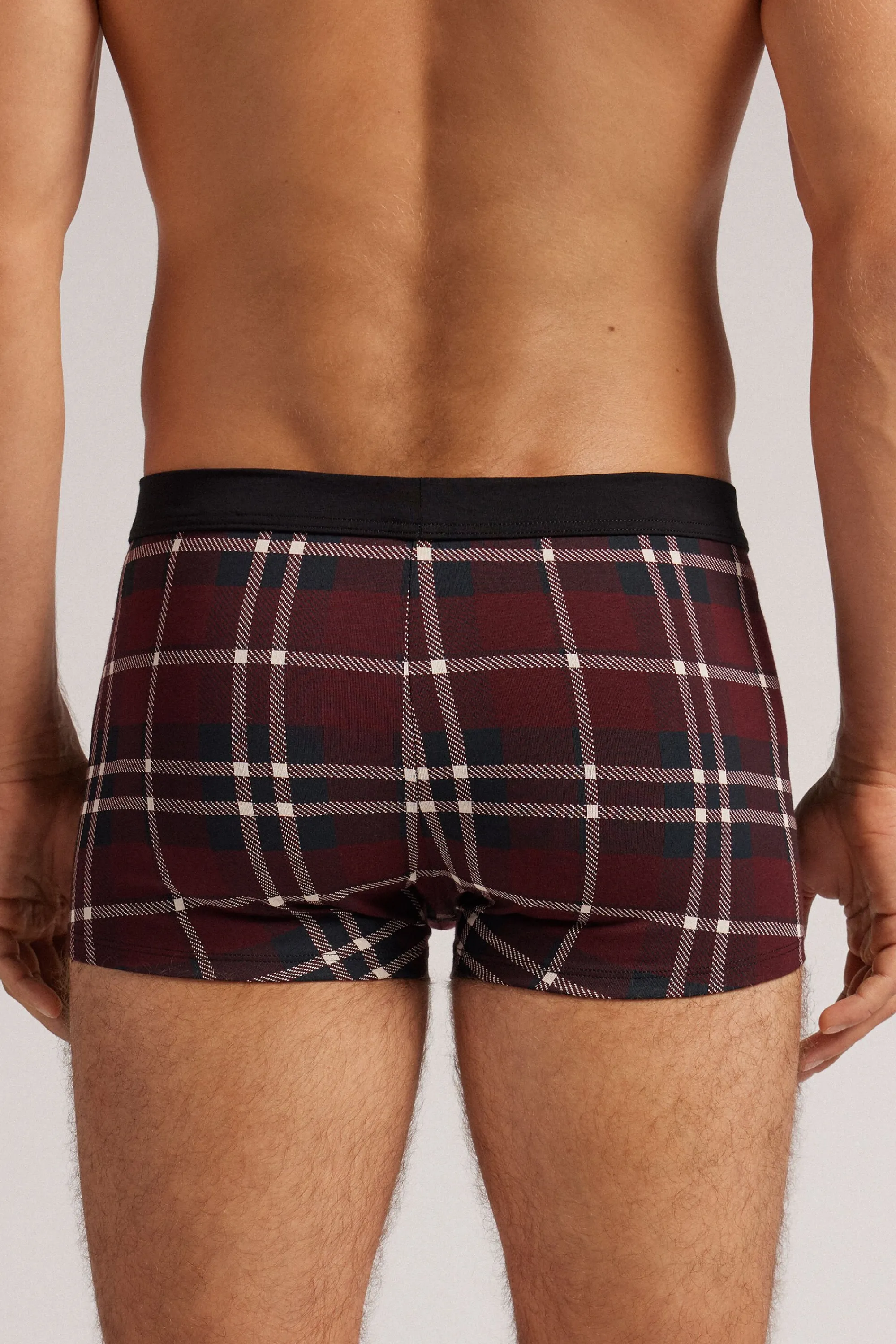 Intimissimi Boxer Cotone Superior Stampa Tartan