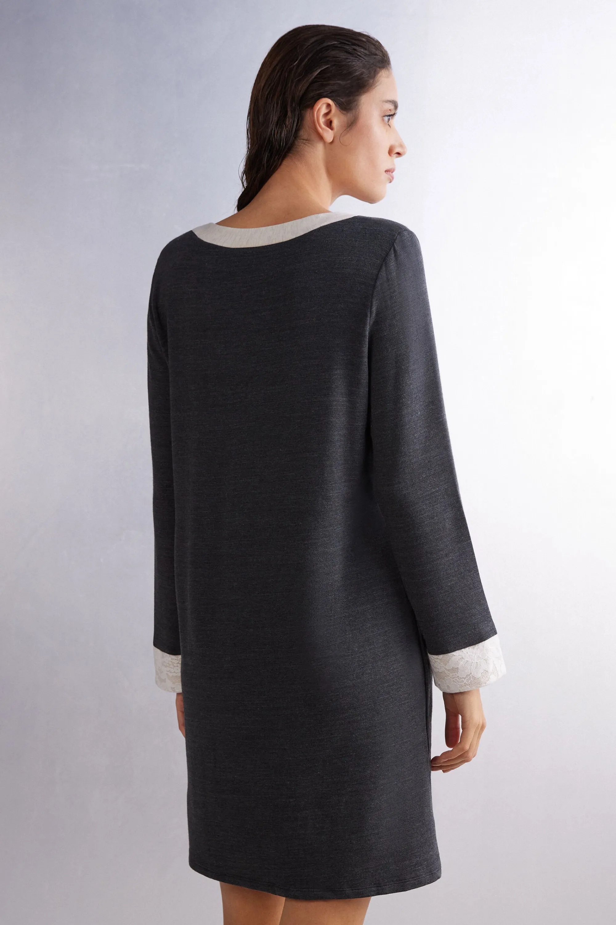 Intimissimi Camica da Notte in Modal con Lana Baby It's Cold Outside