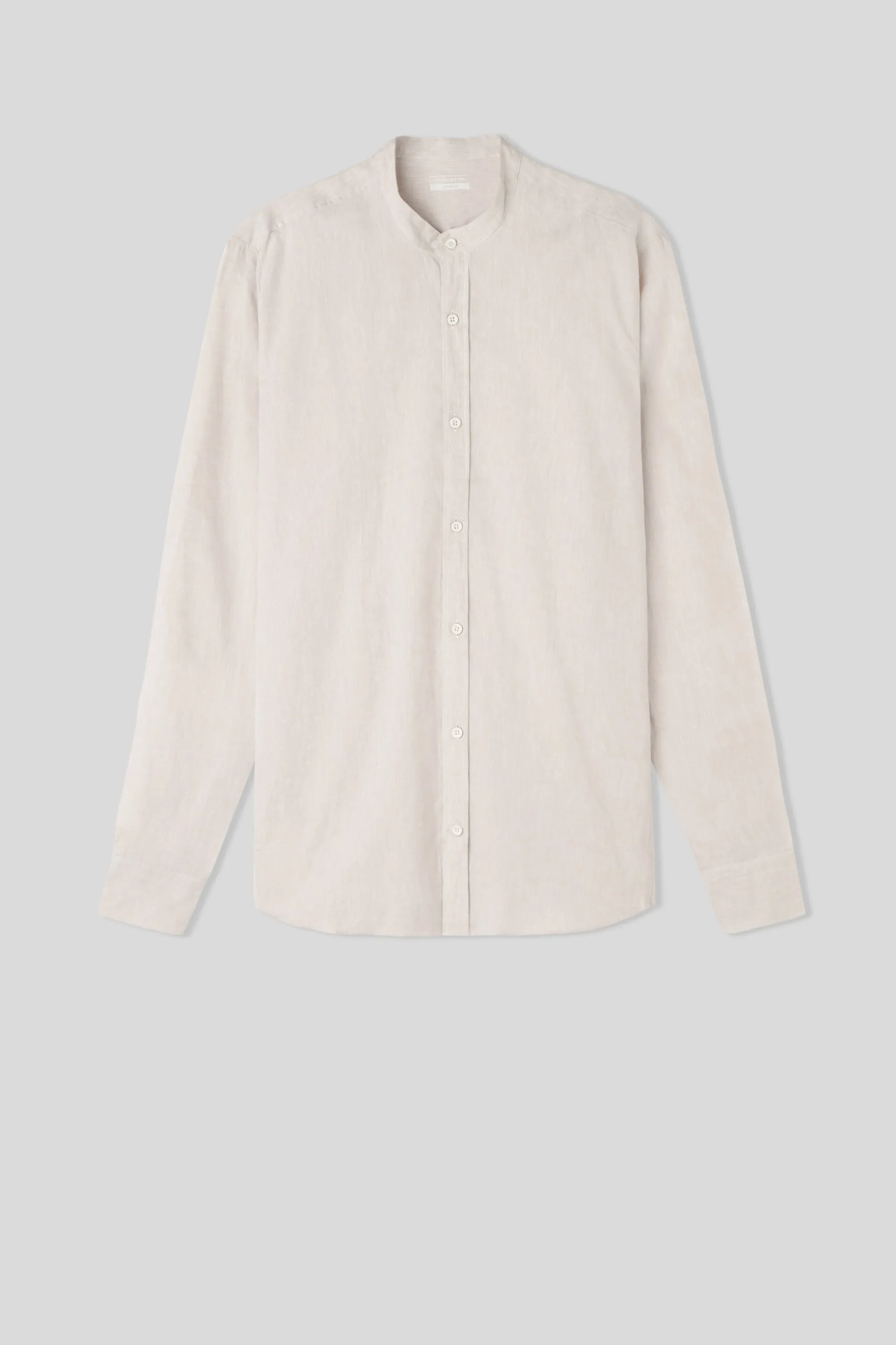 Intimissimi Camicia Collo Coreana in Lino e Cotone