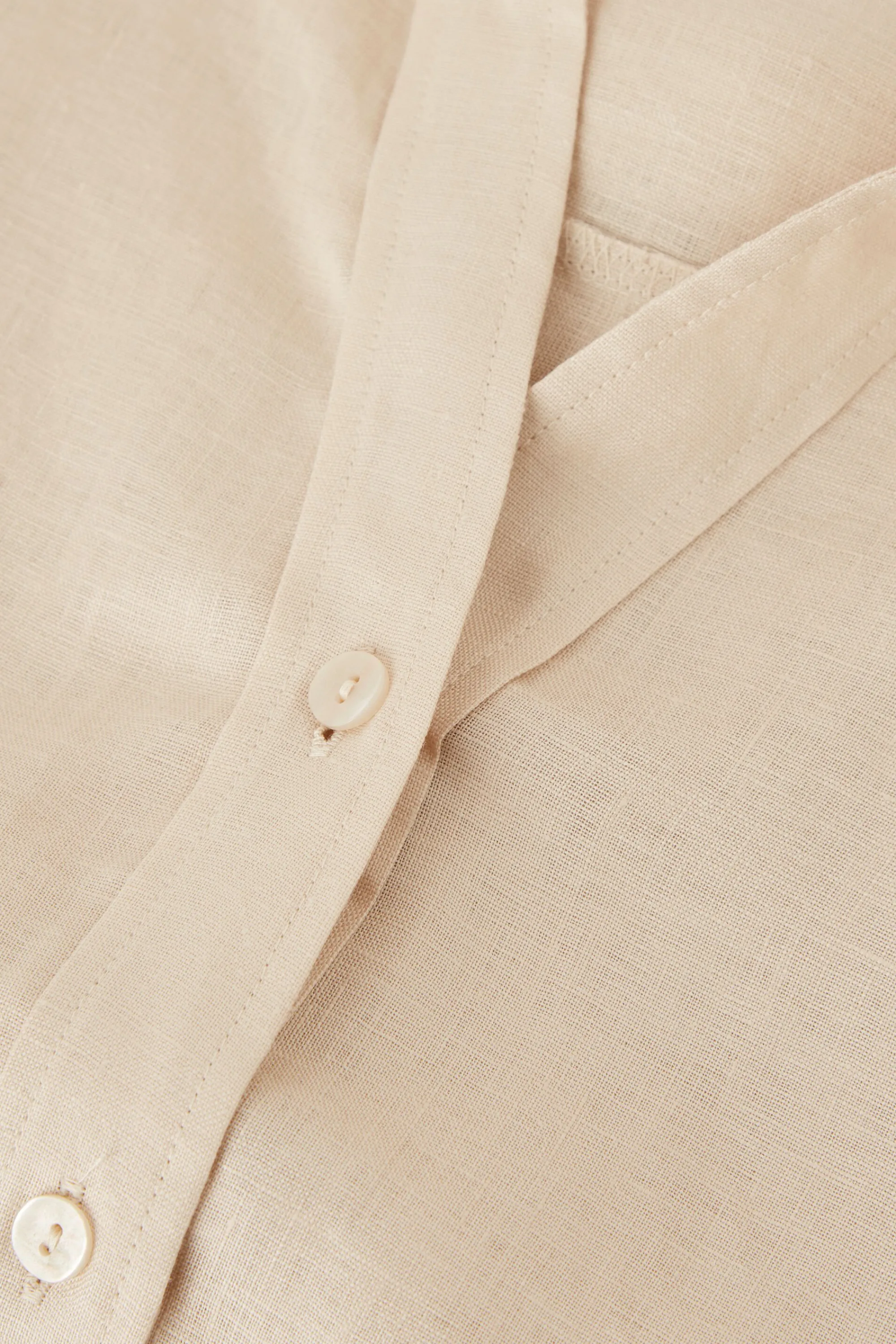 Intimissimi Camicia Manica Corta in Tela di Lino