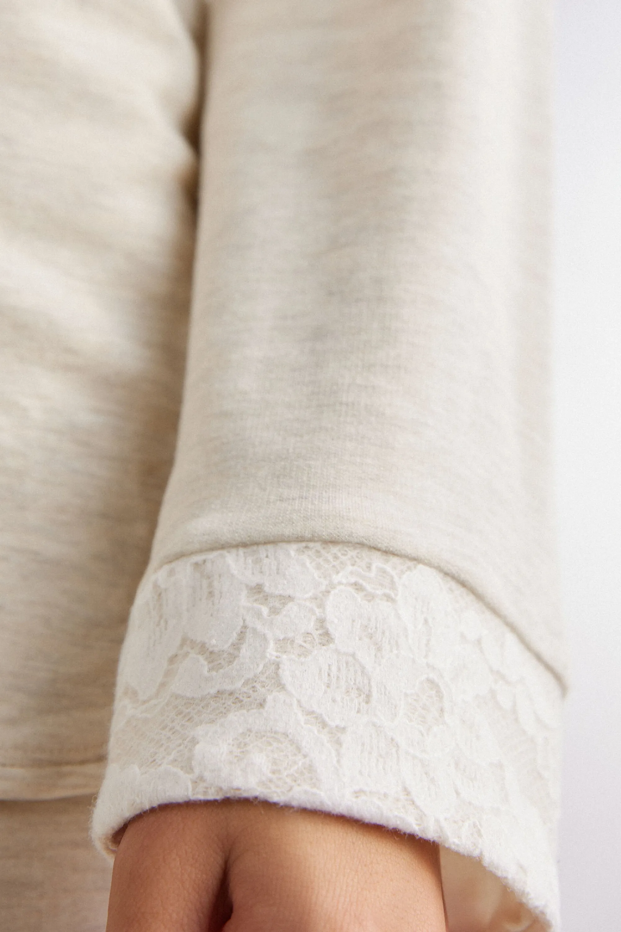 Intimissimi Maglia Aperta Davanti in Modal con Lana Baby It's Cold Outside
