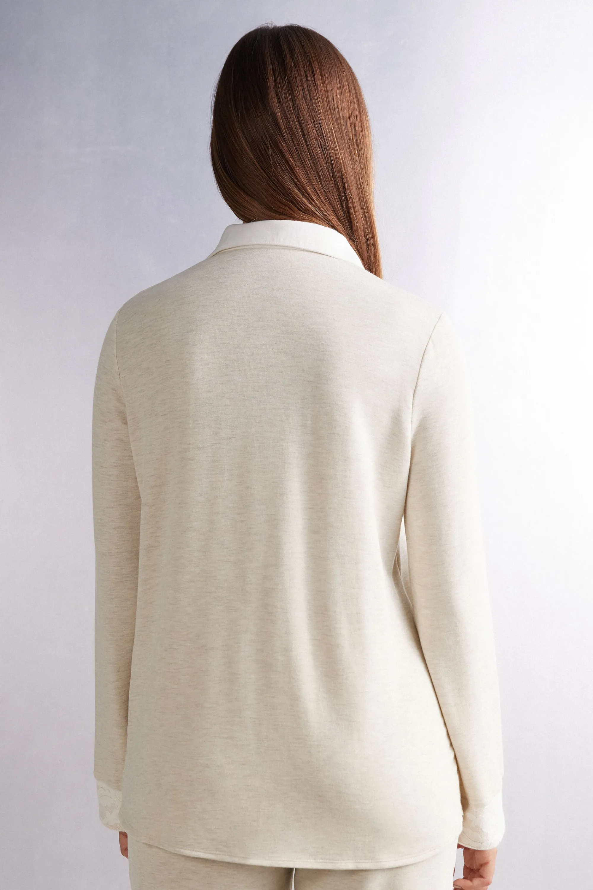Intimissimi Maglia Aperta Davanti in Modal con Lana Baby It's Cold Outside