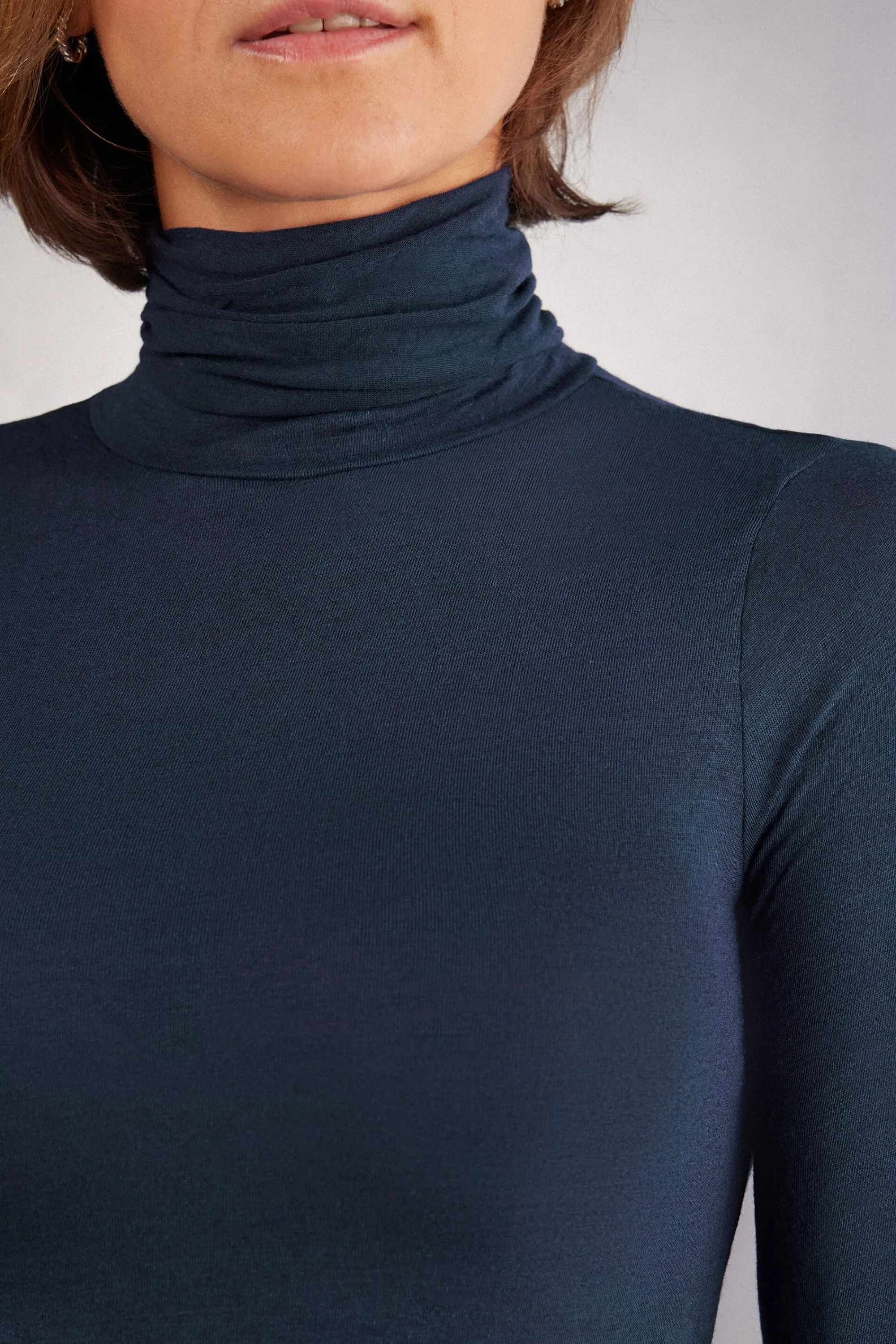 Intimissimi Maglia in Modal Ultralight con Cashmere Collo Alto