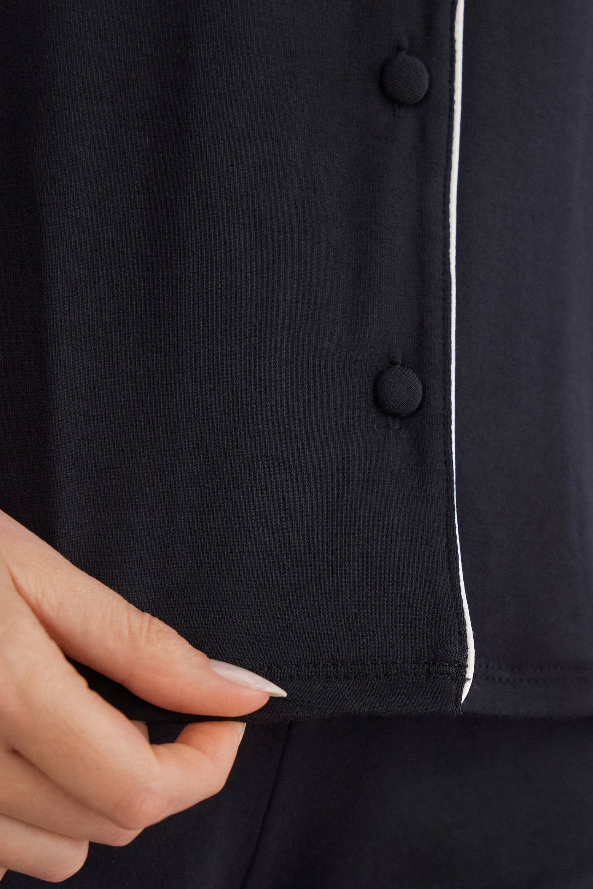 Intimissimi Maglia Manica Corta Aperta Davanti in Modal