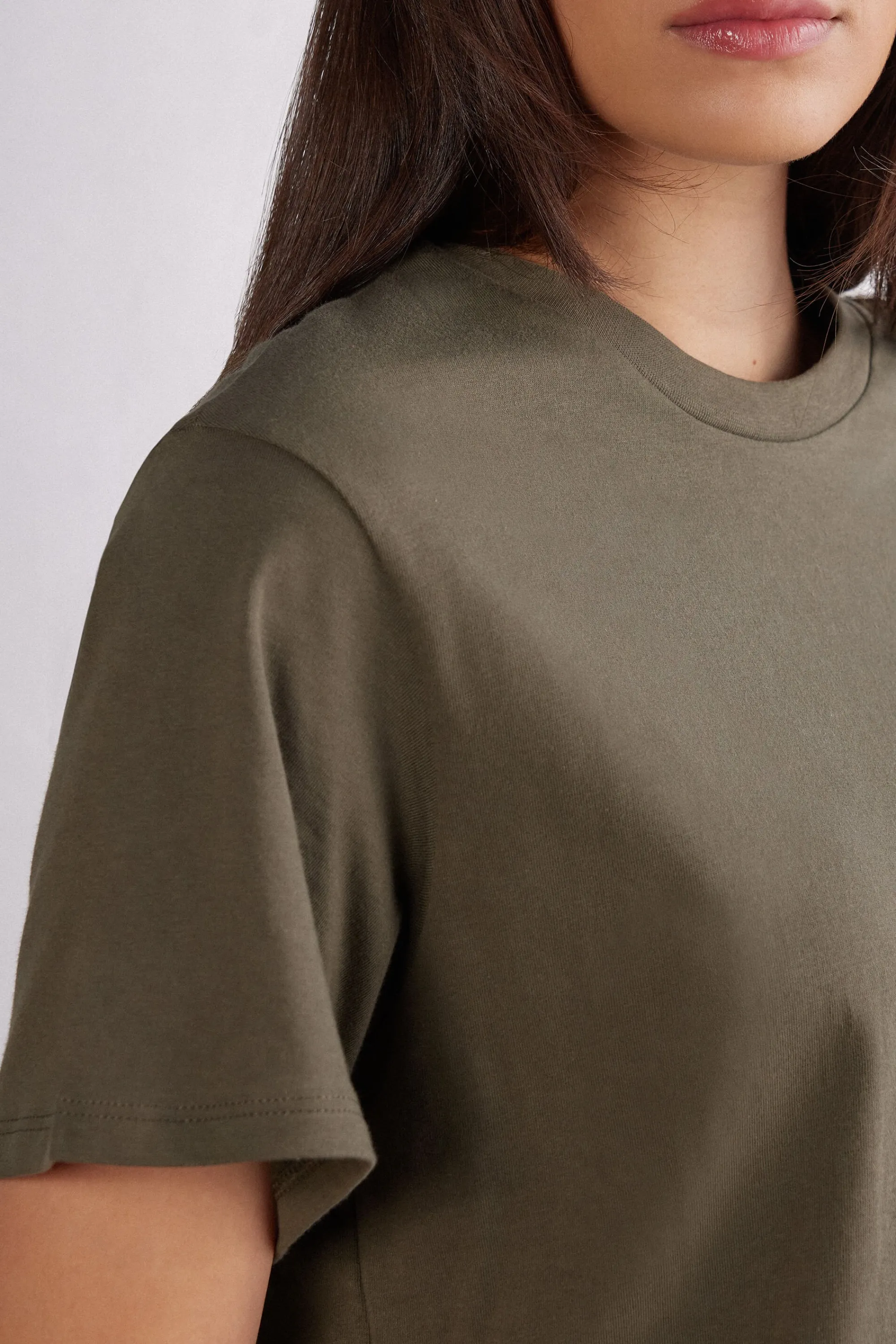 Intimissimi Maglia Manica Corta Boxy Fit in Cotone