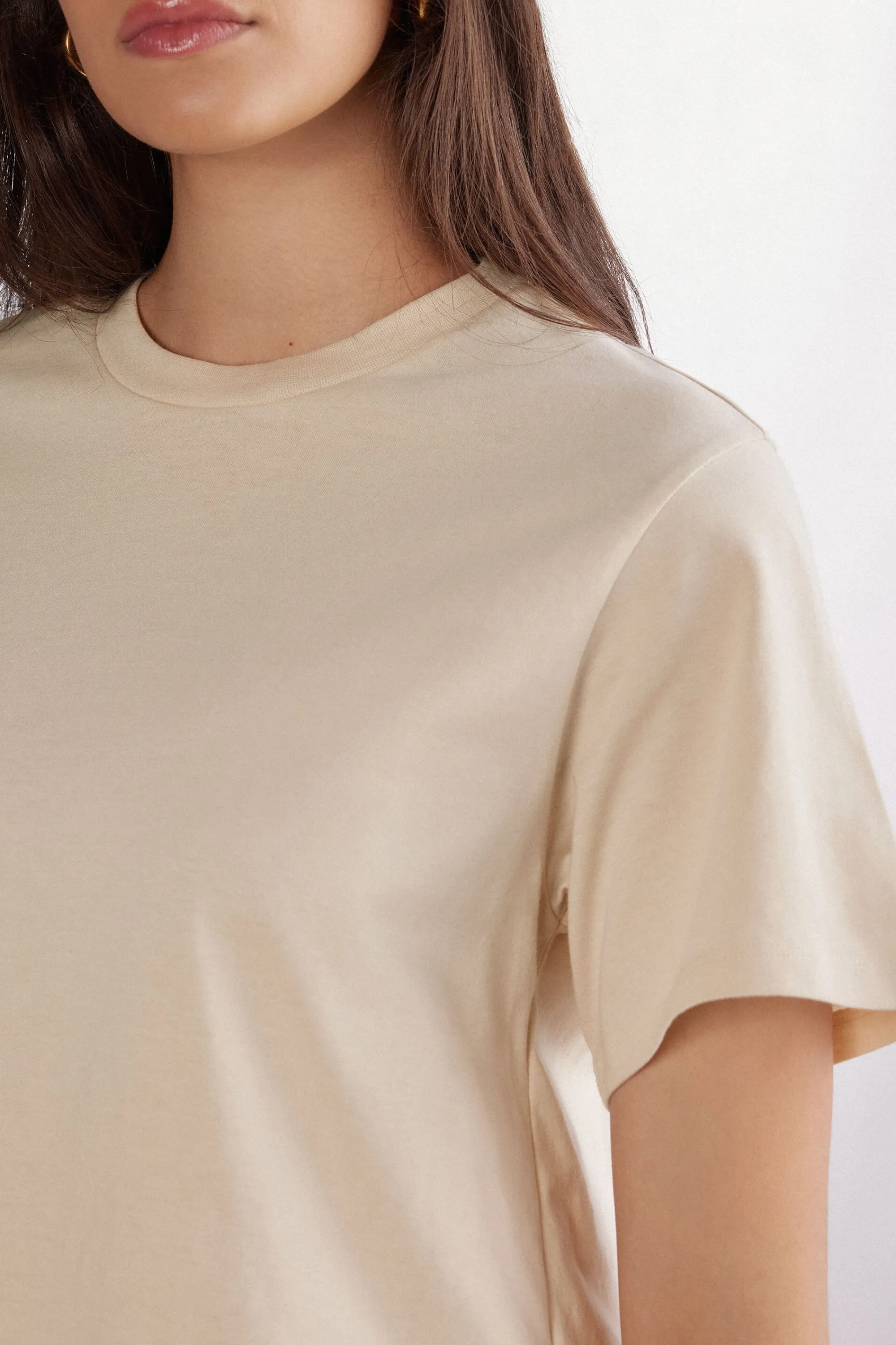 Intimissimi Maglia Manica Corta Boxy Fit in Cotone