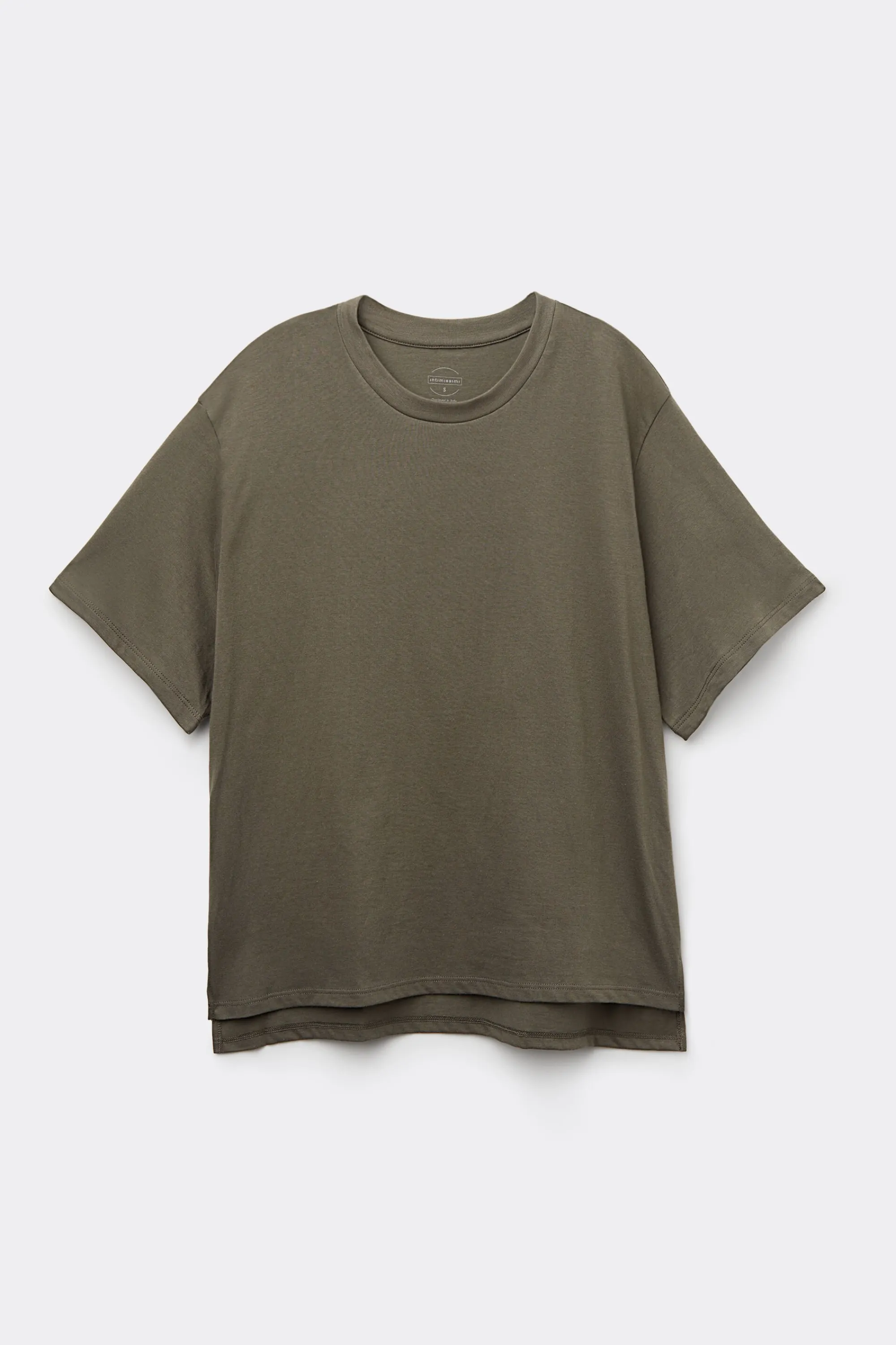Intimissimi Maglia Manica Corta Boxy Fit in Cotone