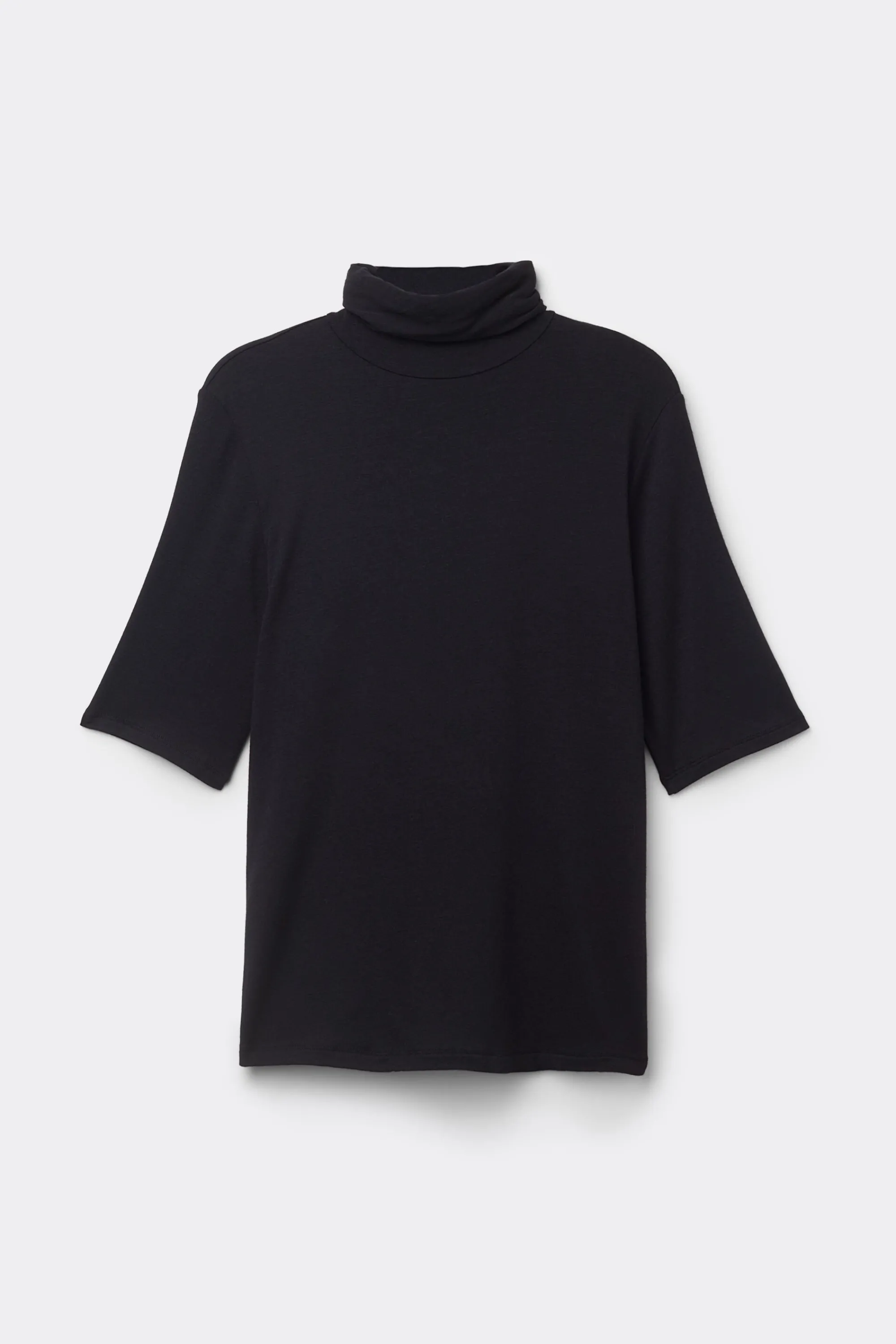 Intimissimi Maglia Manica Corta Collo Alto Modal con Cashmere Light