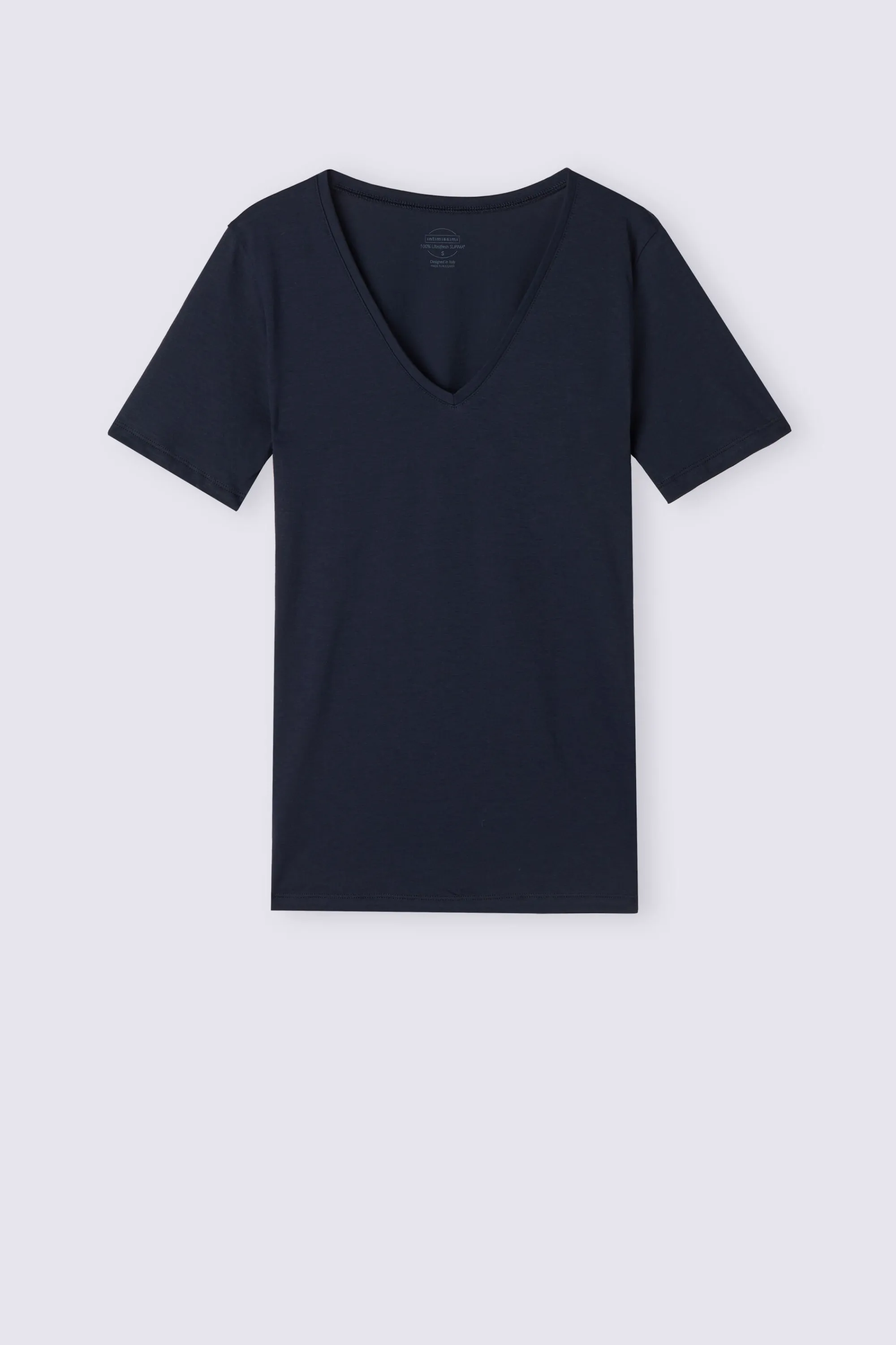 Intimissimi Maglia Manica Corta con Scollo a V in Cotone Ultrafresh