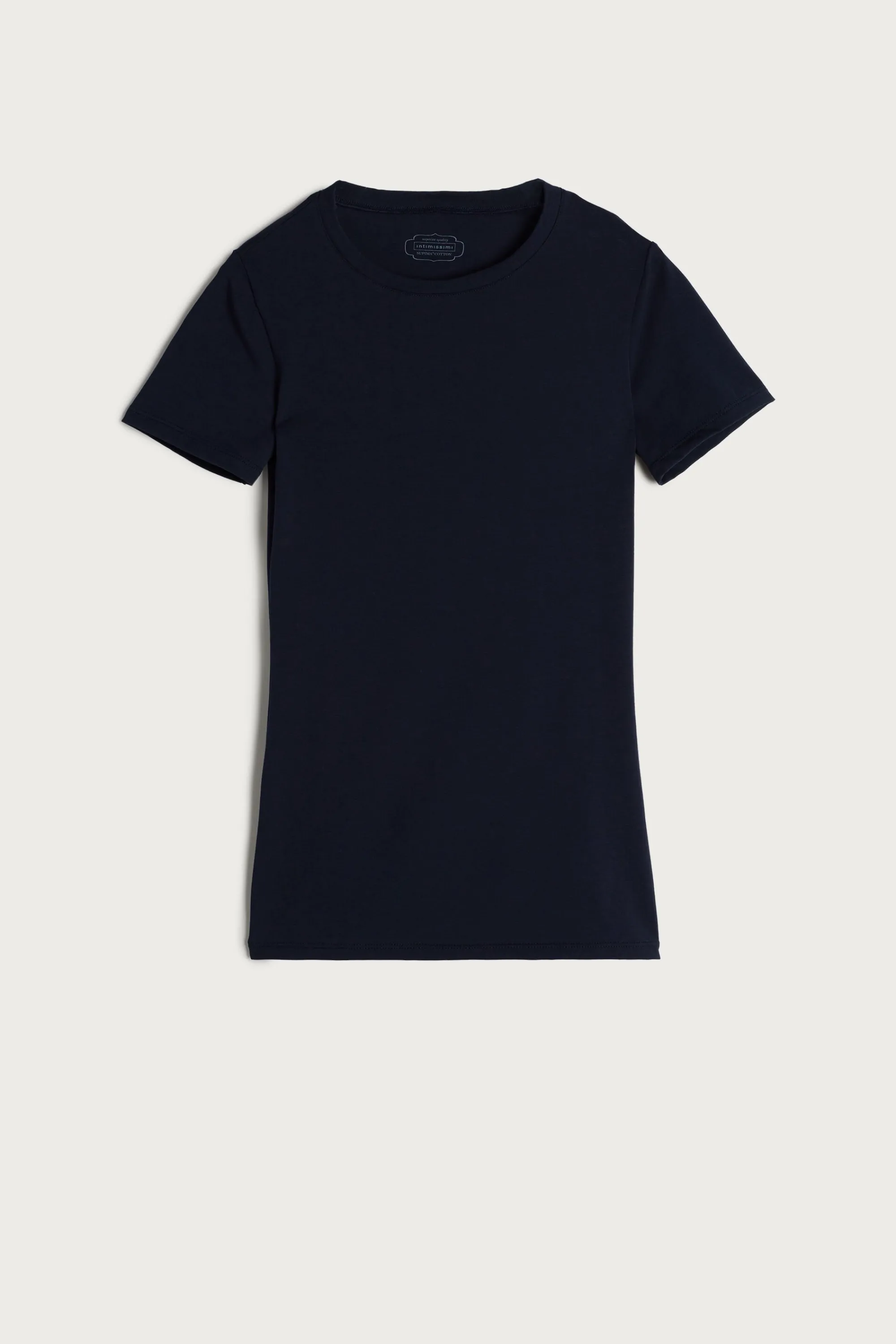 Intimissimi Maglia Manica Corta in Cotone Superior Elasticizzato
