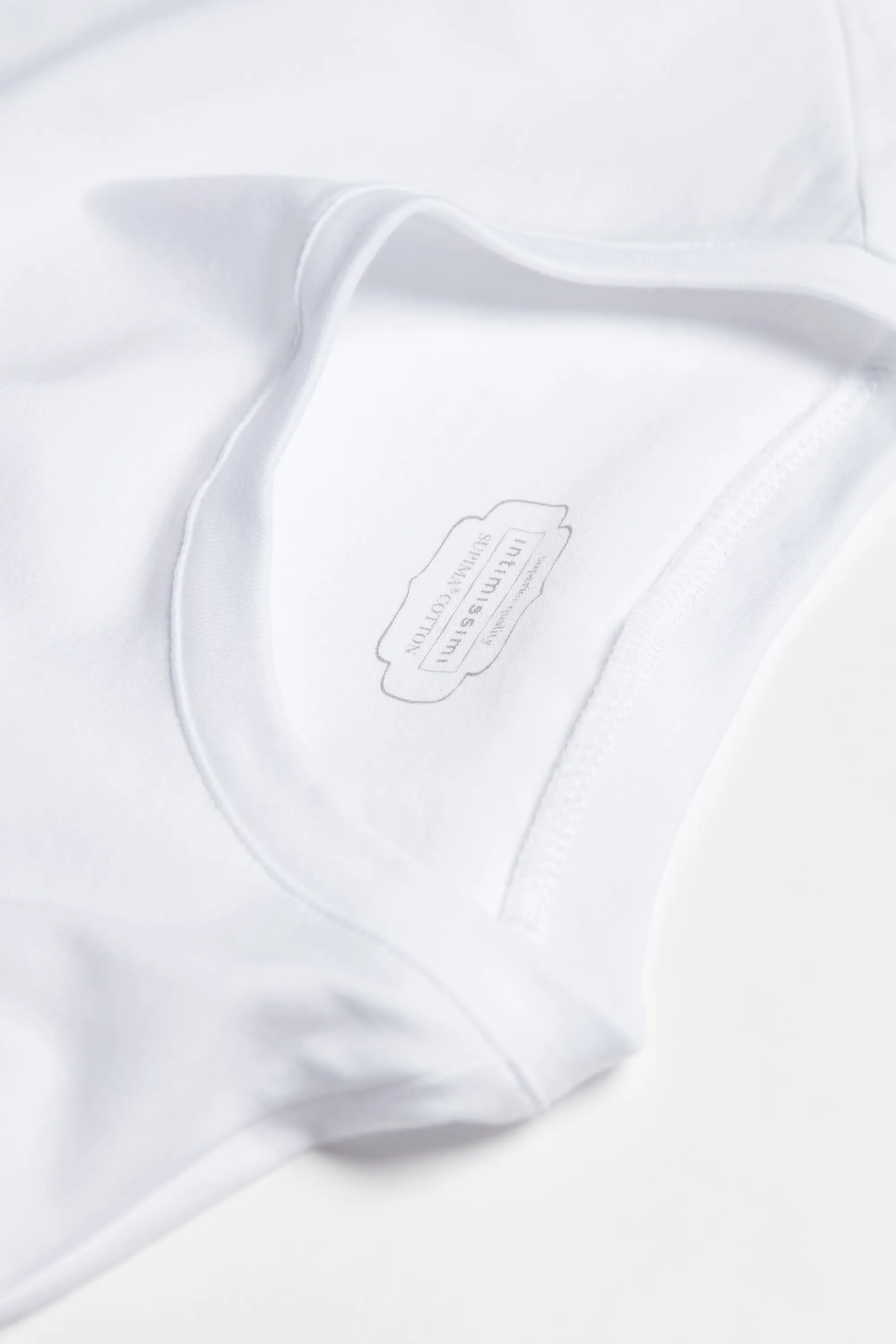 Intimissimi Maglia Manica Corta in Cotone Superior Elasticizzato