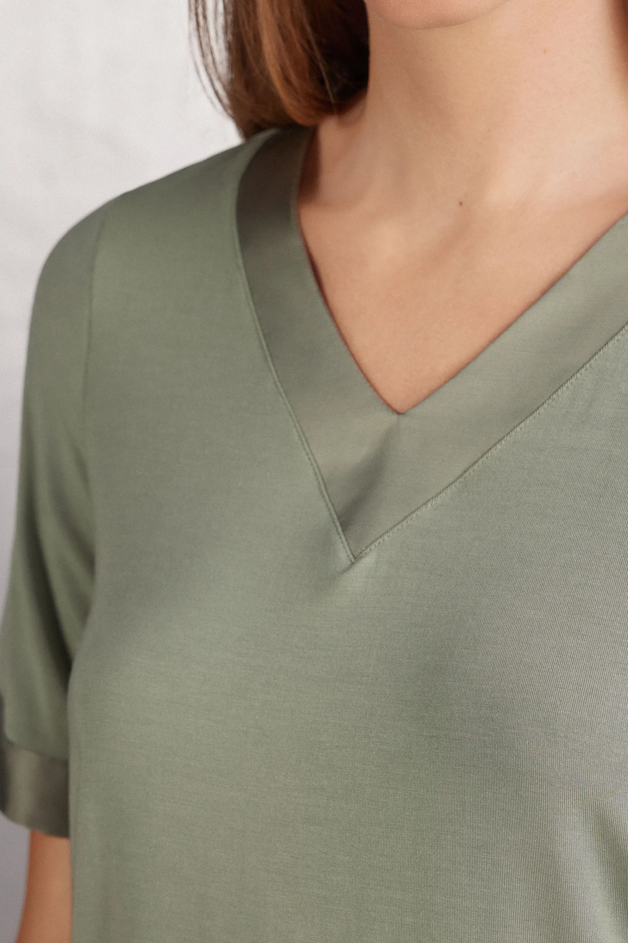 Intimissimi Maglia Manica Corta in Modal Satin Details