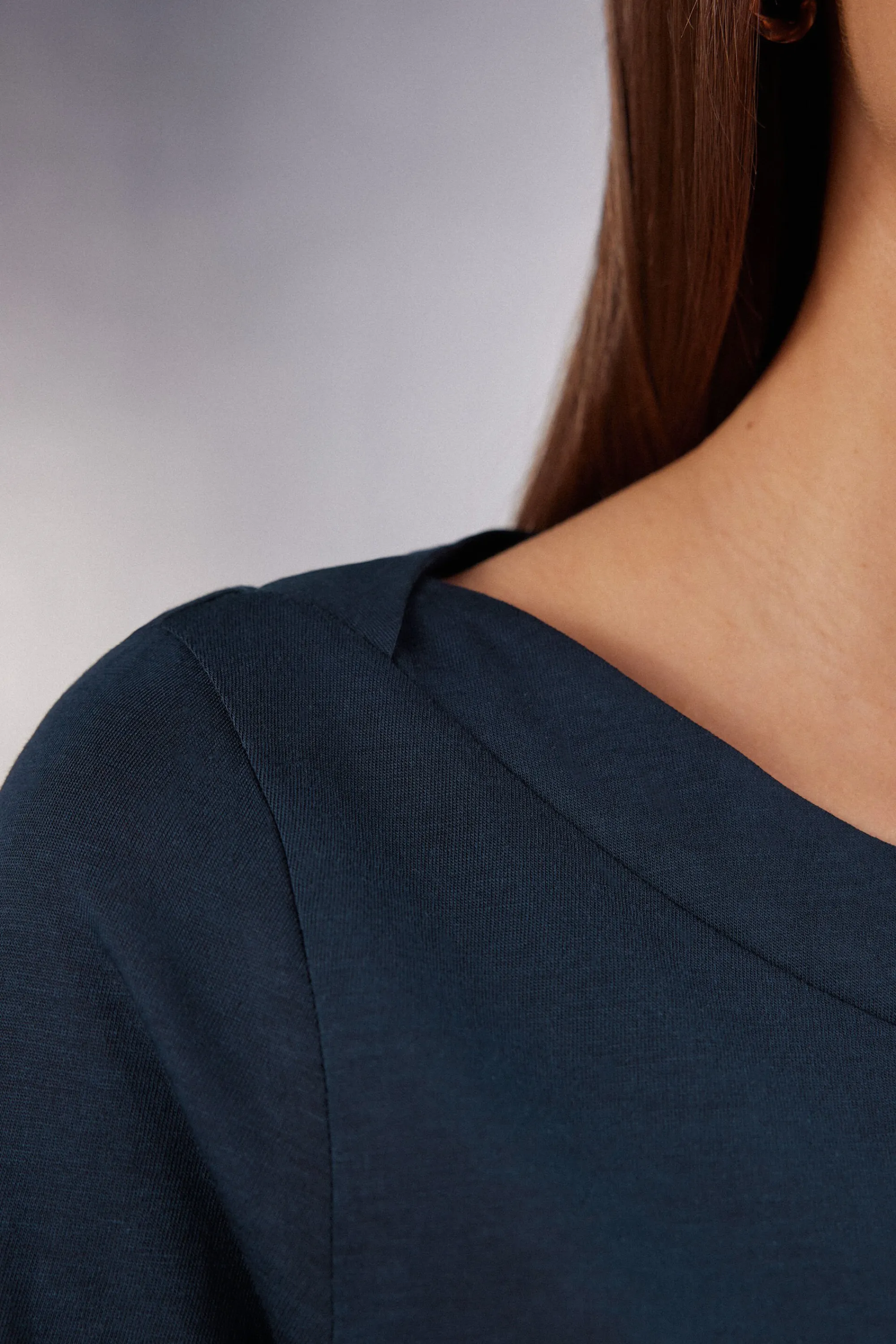 Intimissimi Maglia Manica Corta Scollo a Barchetta in Cotone Ultrafresh