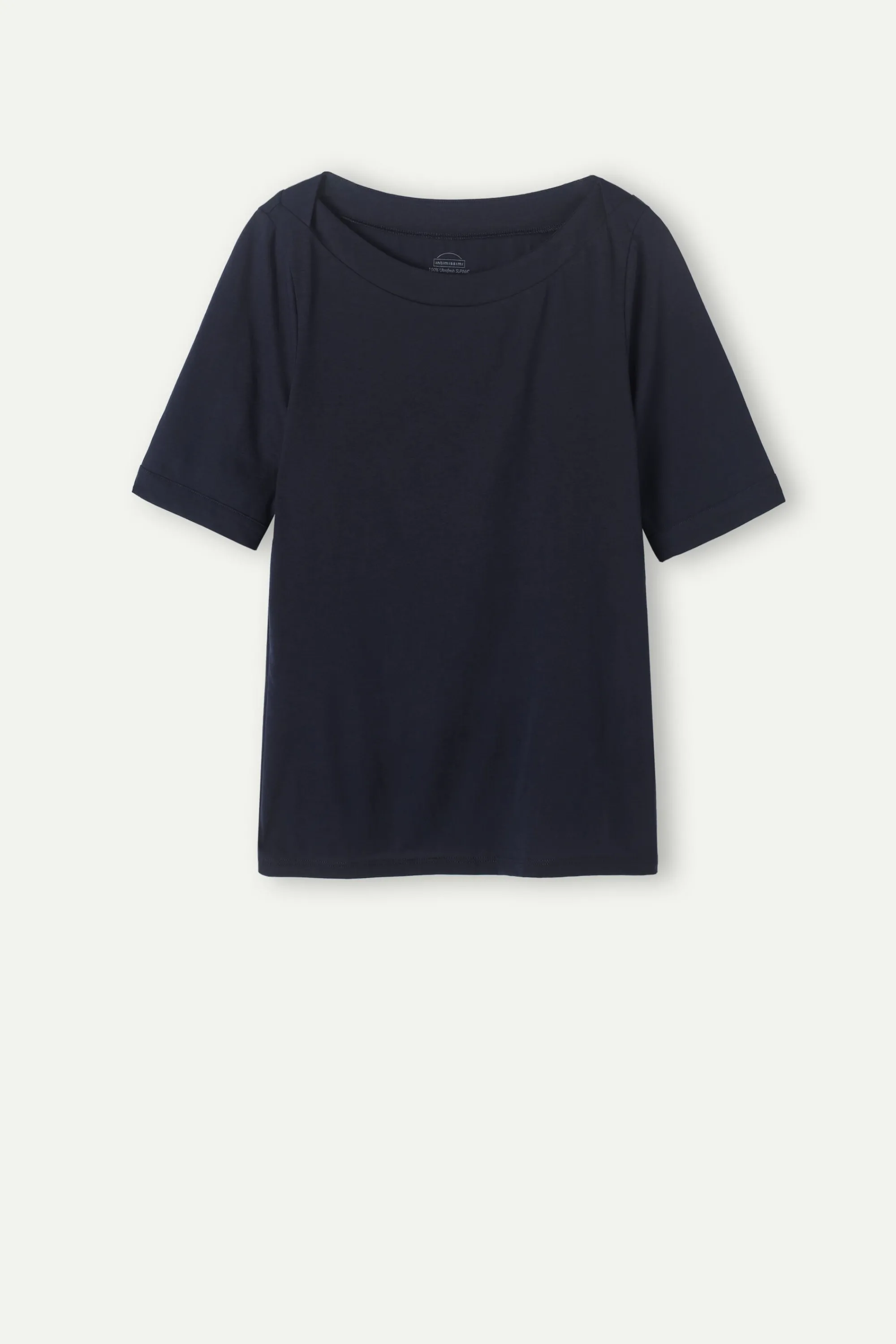 Intimissimi Maglia Manica Corta Scollo a Barchetta in Cotone Ultrafresh