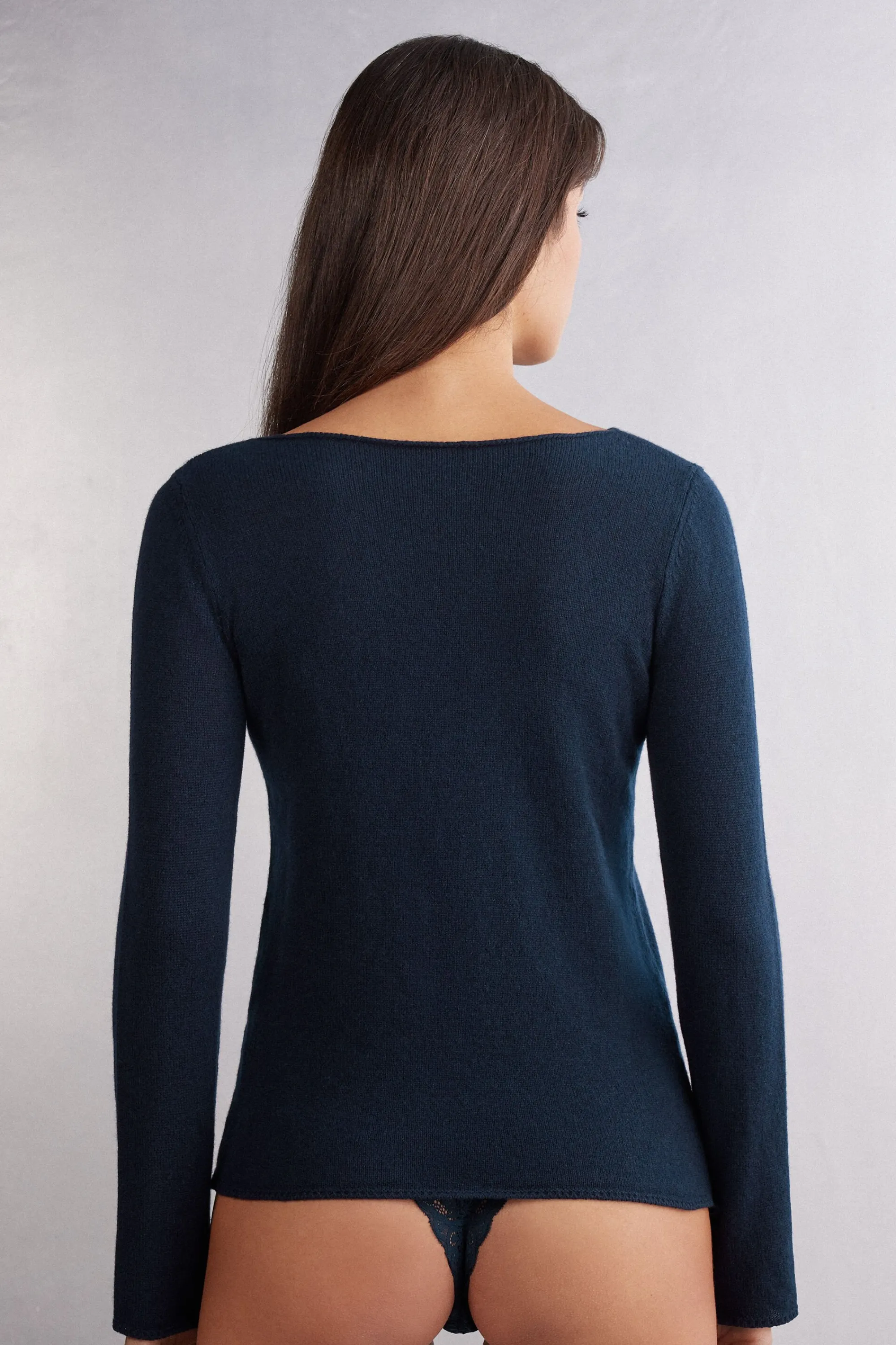 Intimissimi Maglia Manica Lunga 100% Cashmere