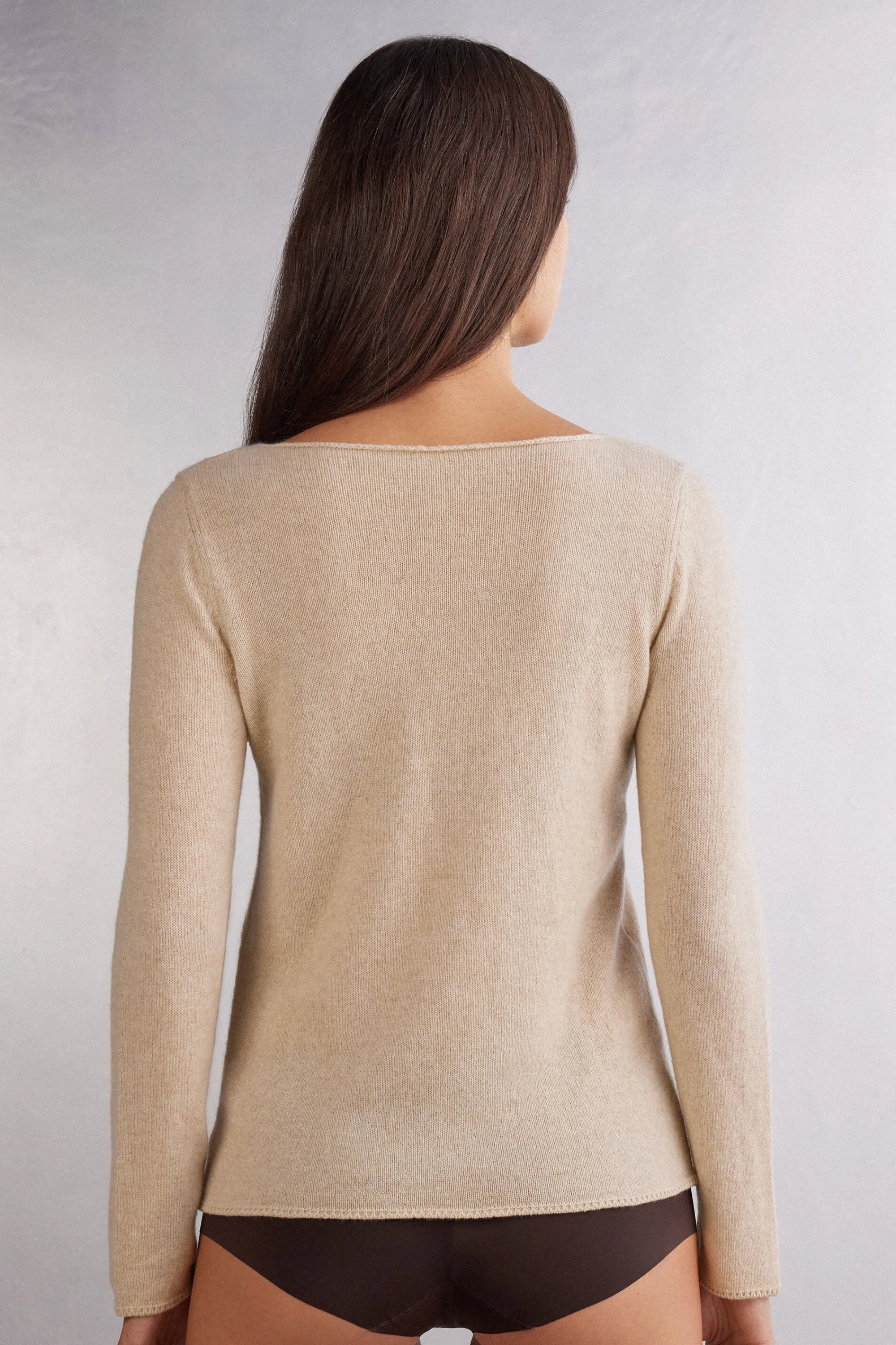 Intimissimi Maglia Manica Lunga 100% Cashmere