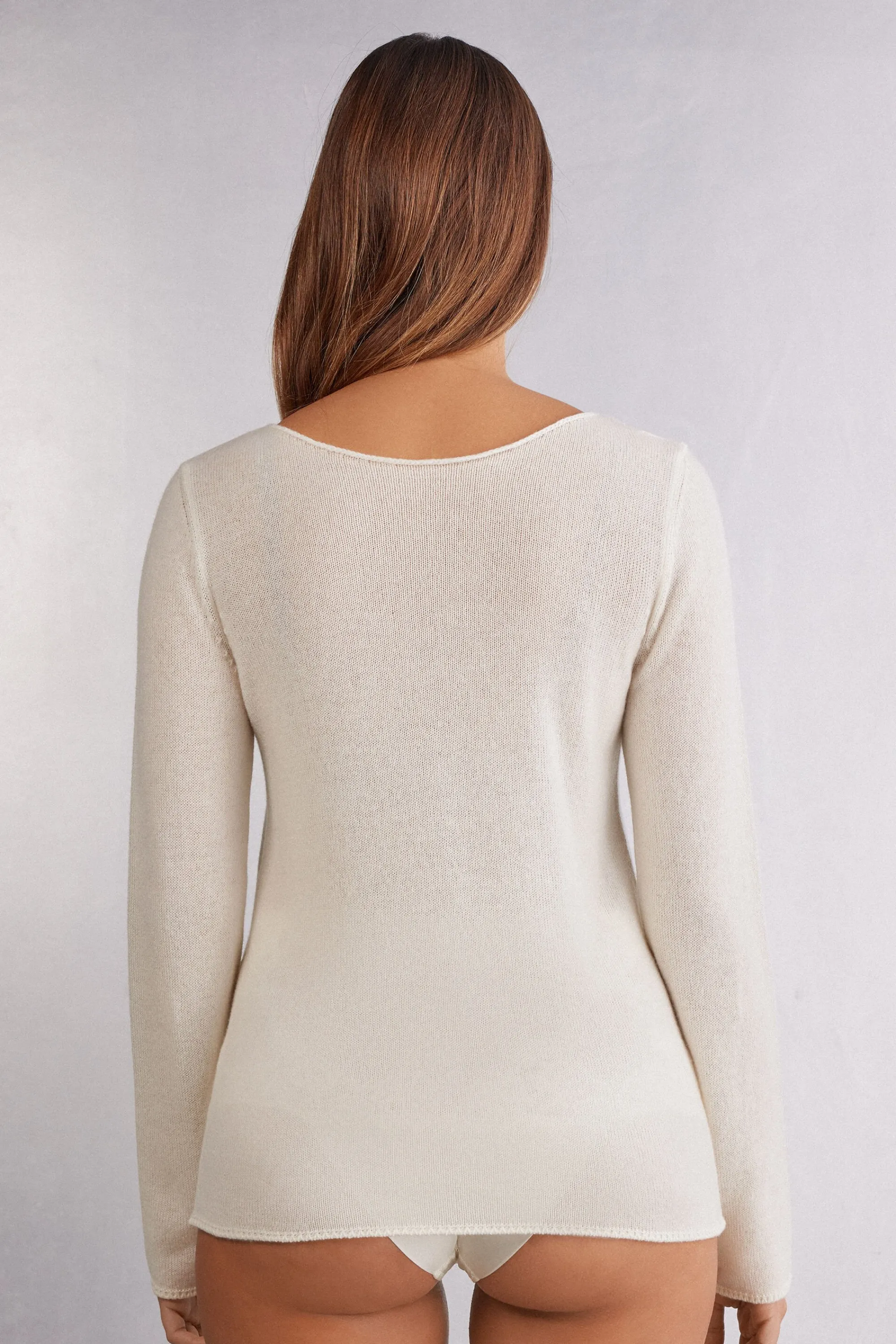 Intimissimi Maglia Manica Lunga 100% Cashmere