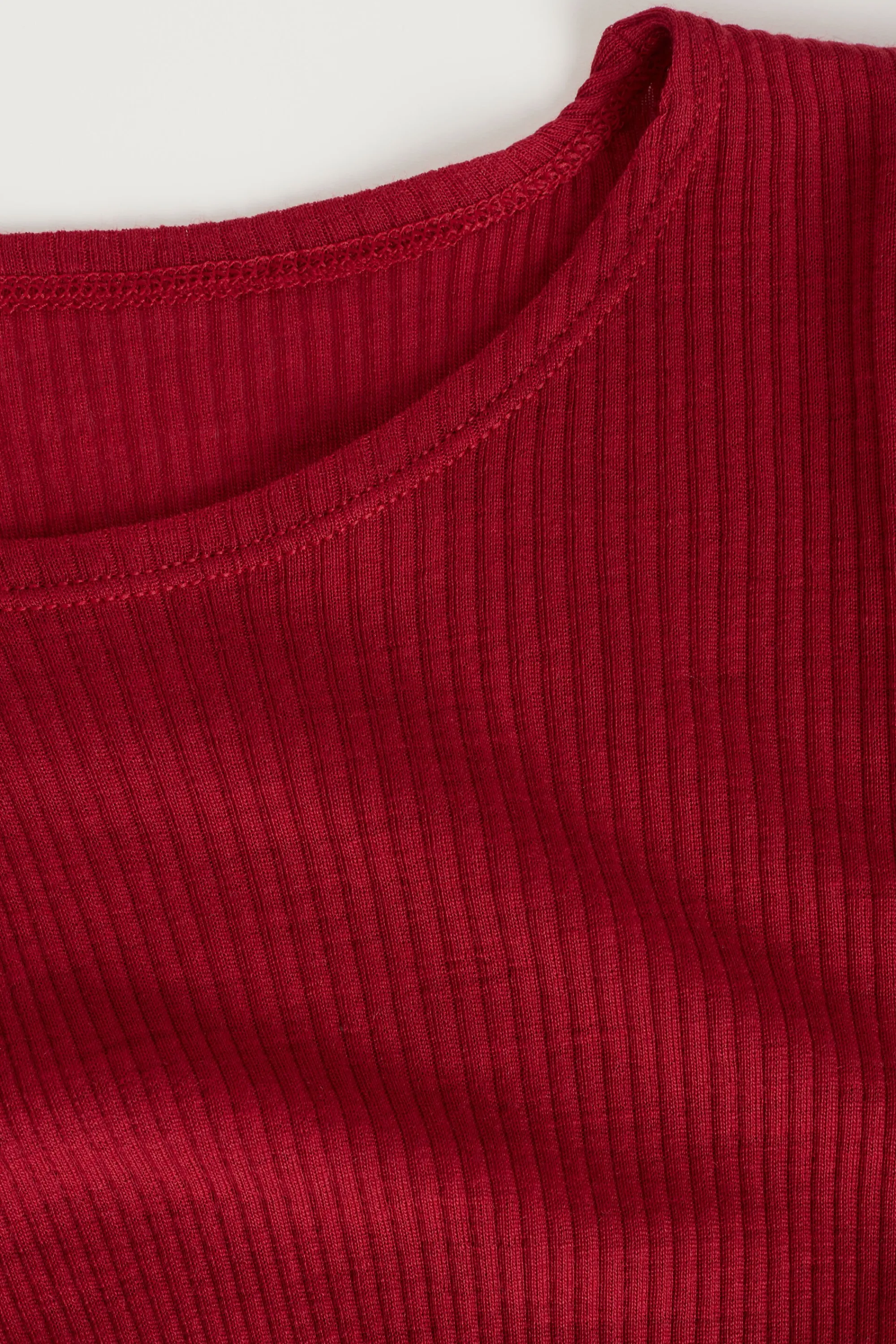 Intimissimi Maglia Manica Lunga a Girocollo Ampio in Lana e Seta