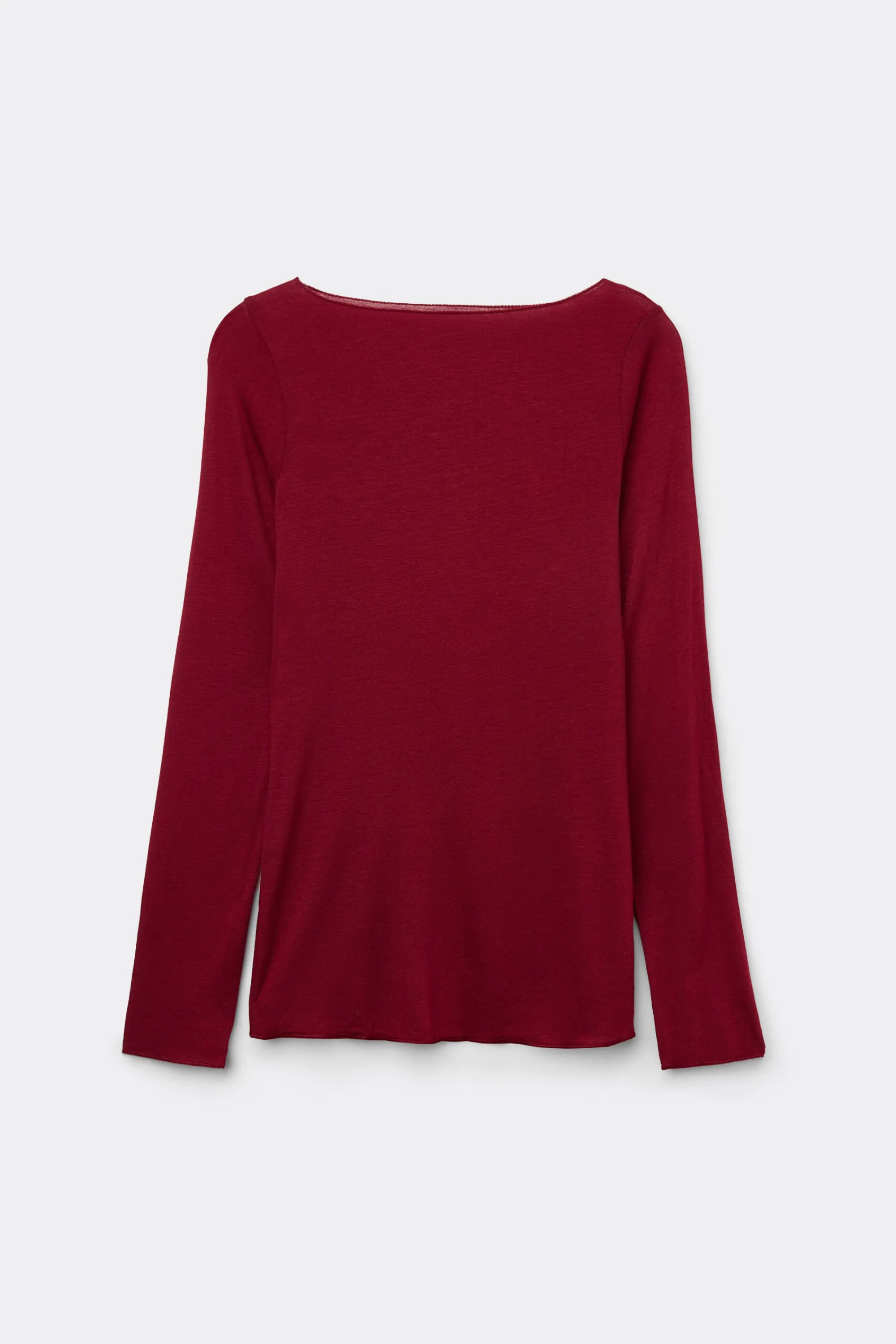 Intimissimi Maglia Manica Lunga in Modal con Cashmere e Scollo a Barchetta
