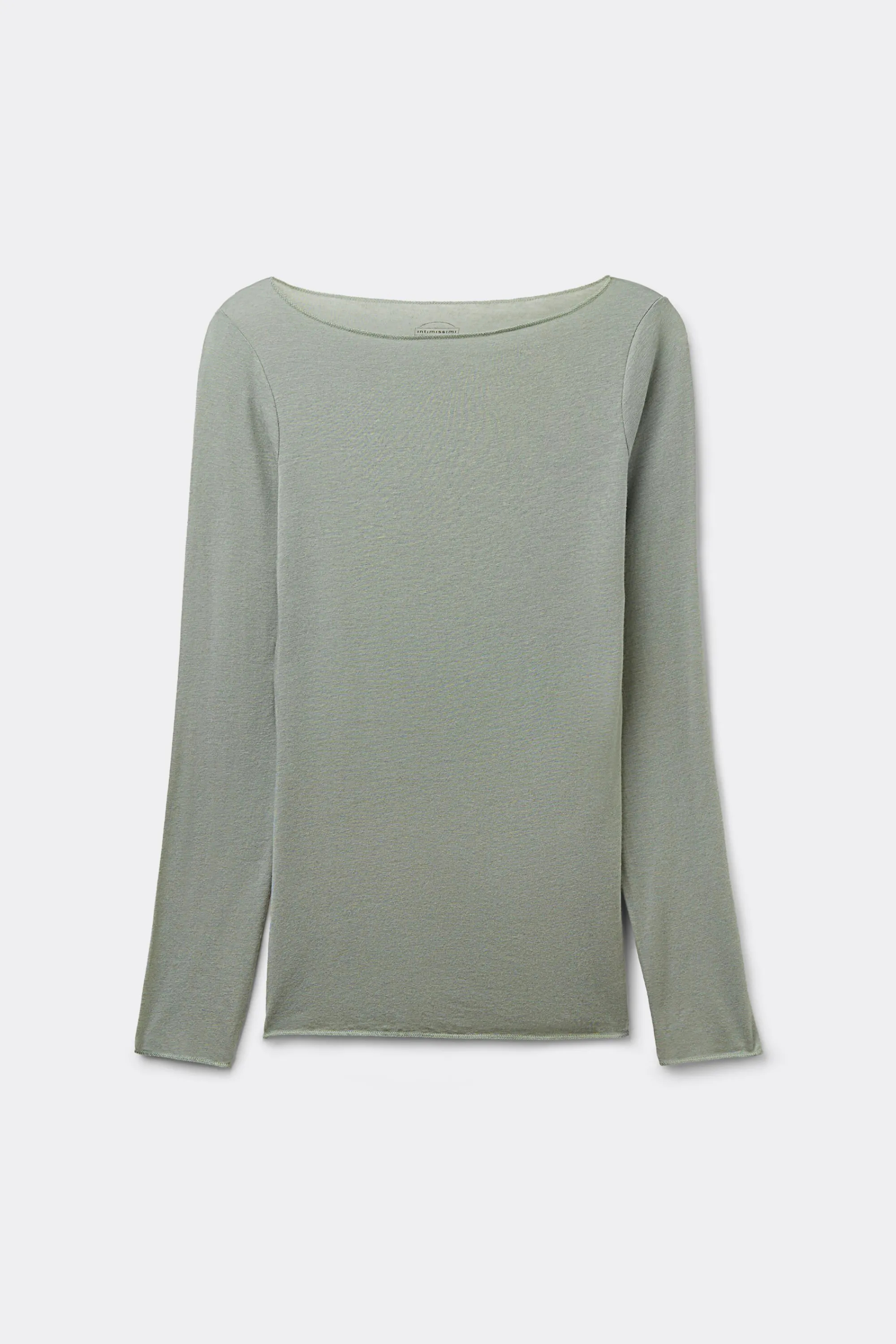 Intimissimi Maglia Manica Lunga in Modal con Cashmere e Scollo a Barchetta