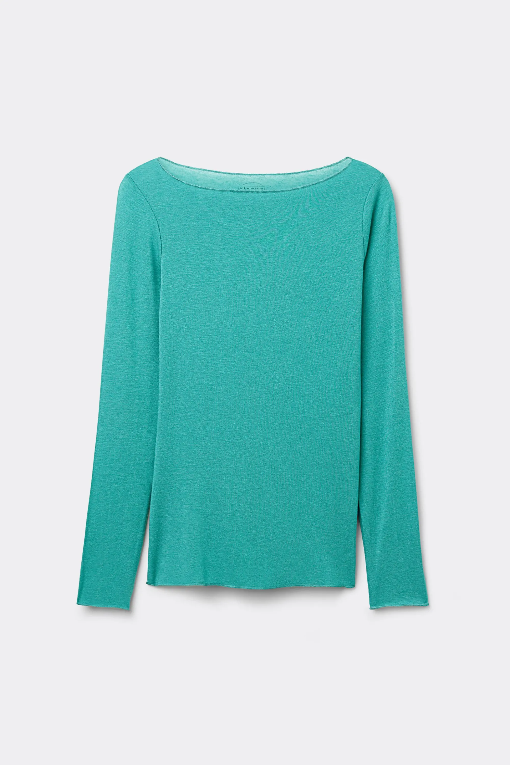 Intimissimi Maglia Manica Lunga in Modal con Cashmere e Scollo a Barchetta