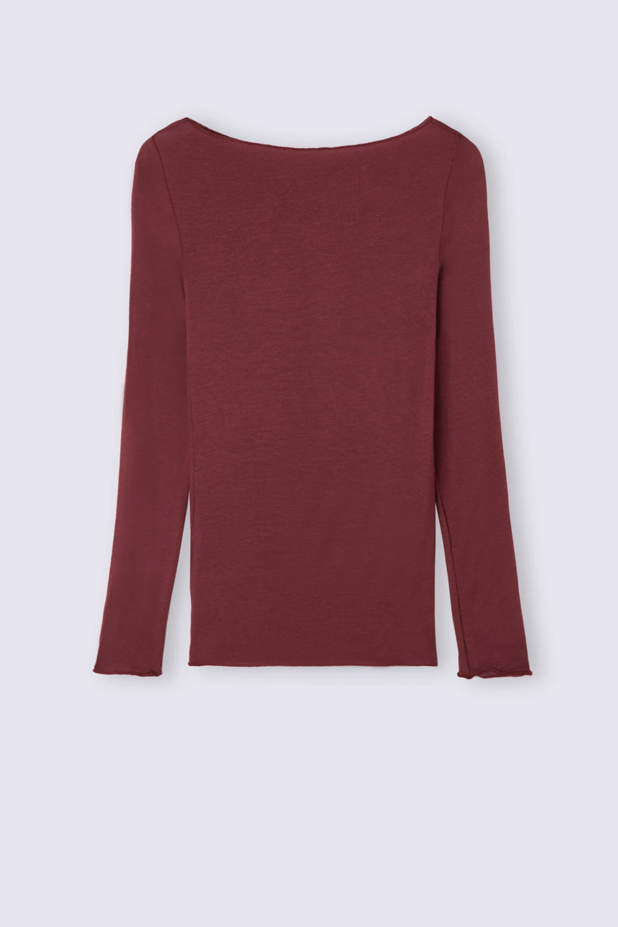 Intimissimi Maglia Manica Lunga in Modal con Cashmere e Scollo a Barchetta