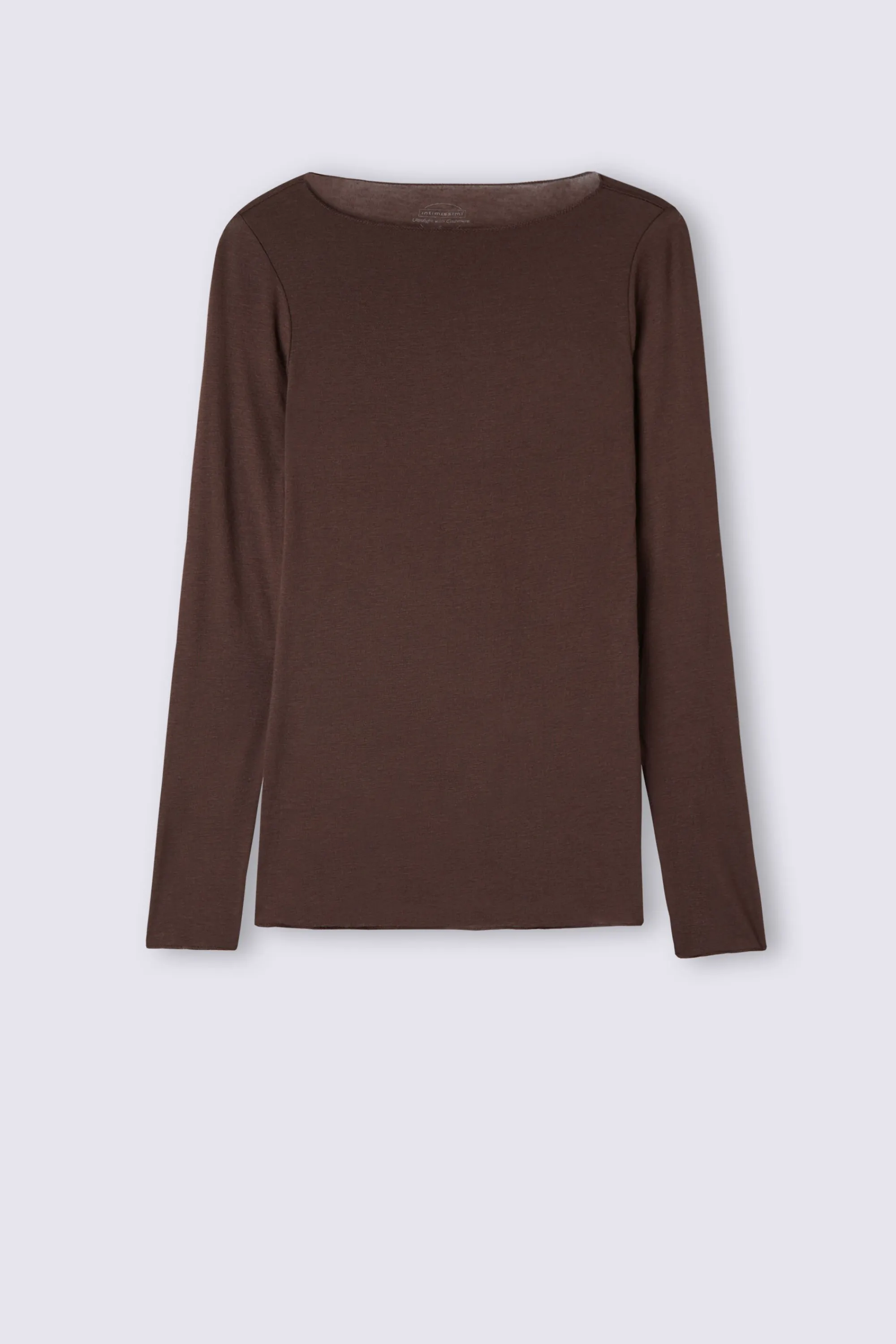 Intimissimi Maglia Manica Lunga in Modal con Cashmere e Scollo a Barchetta