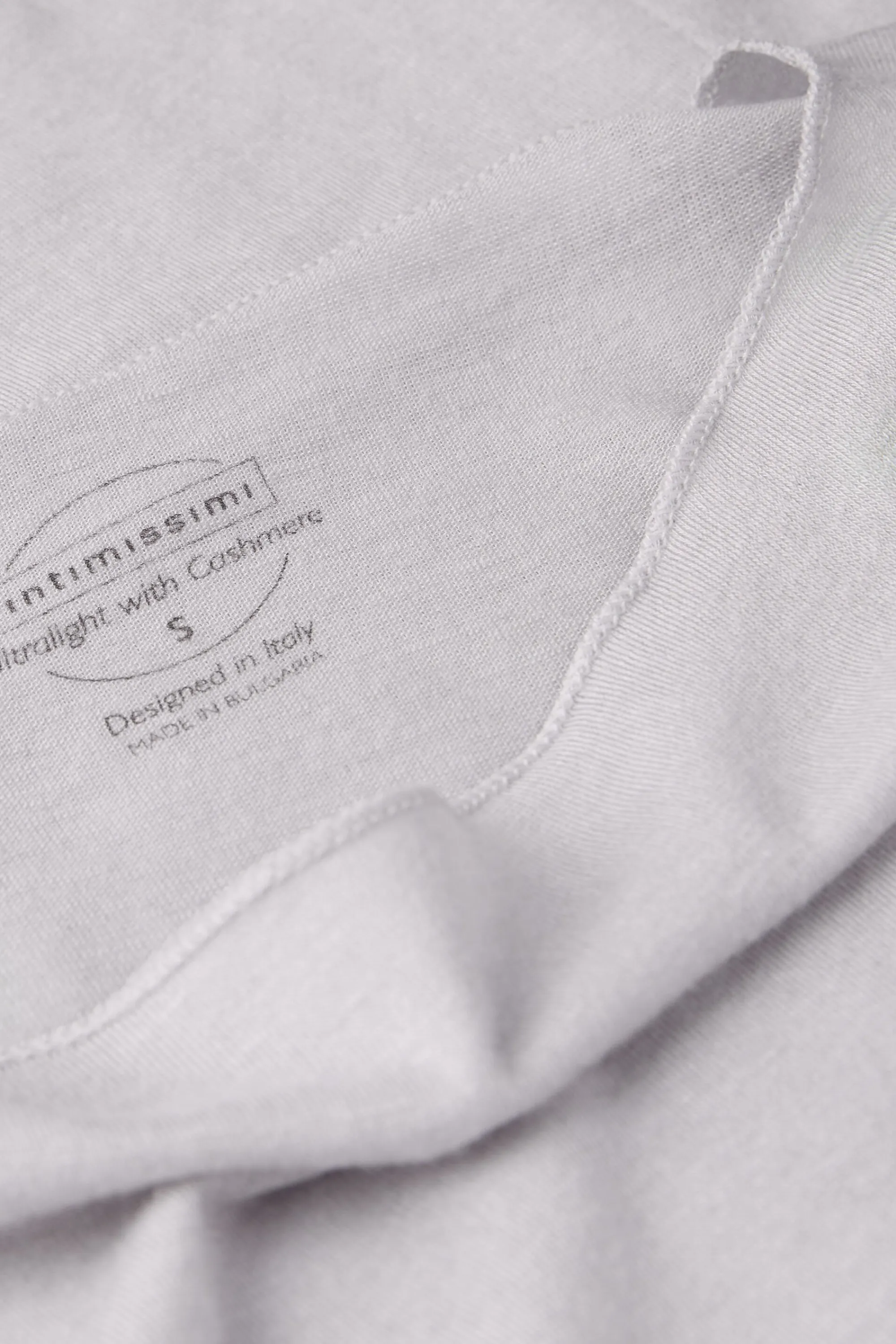 Intimissimi Maglia Manica Lunga in Modal con Cashmere e Scollo a Barchetta