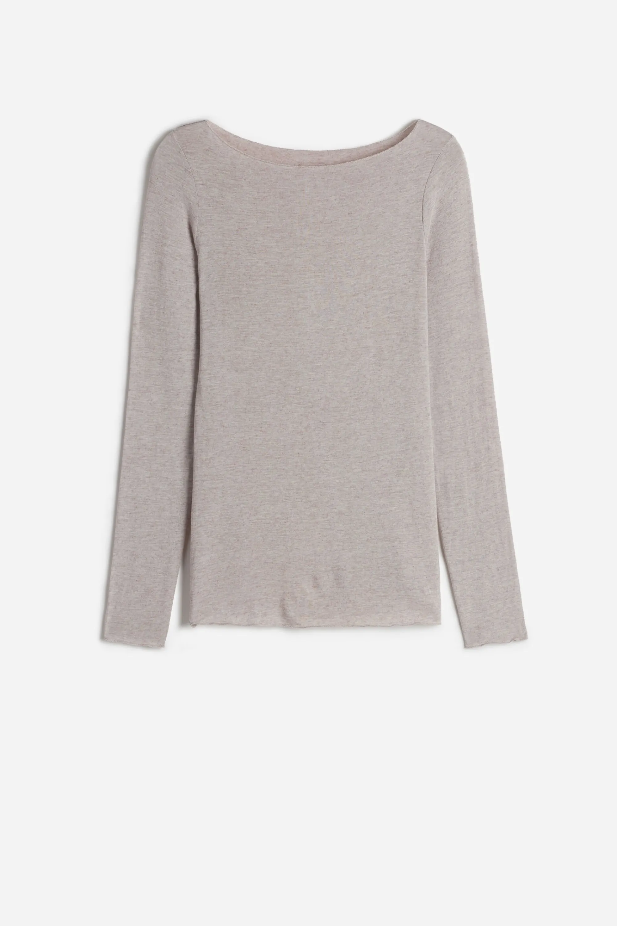 Intimissimi Maglia Manica Lunga in Modal con Cashmere e Scollo a Barchetta