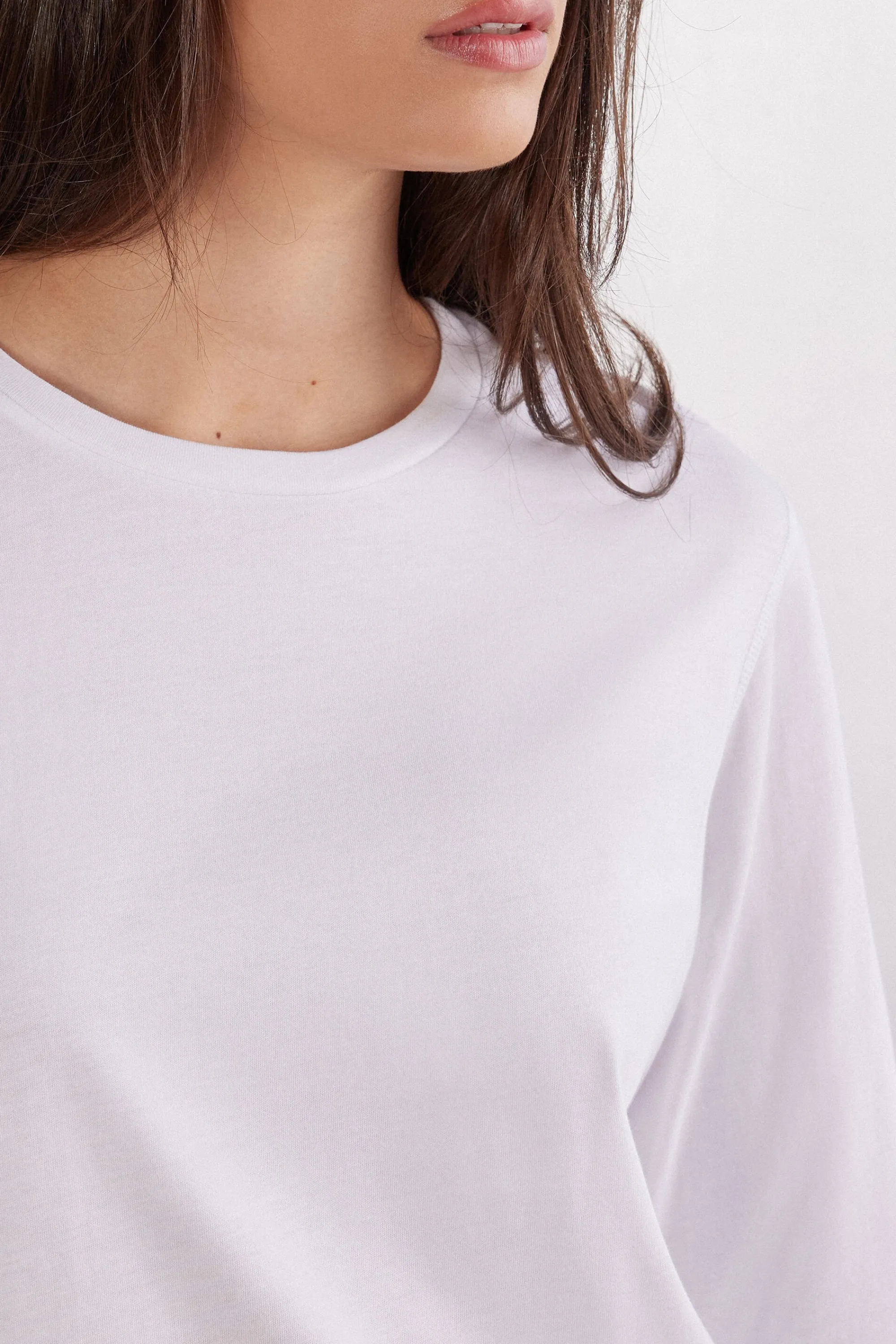 Intimissimi Maglia Oversize a Manica Lunga in Cotone Superior
