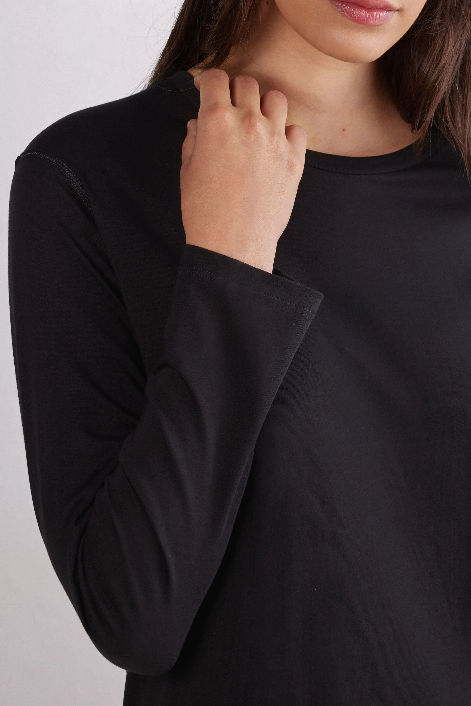 Intimissimi Maglia Oversize a Manica Lunga in Cotone Superior