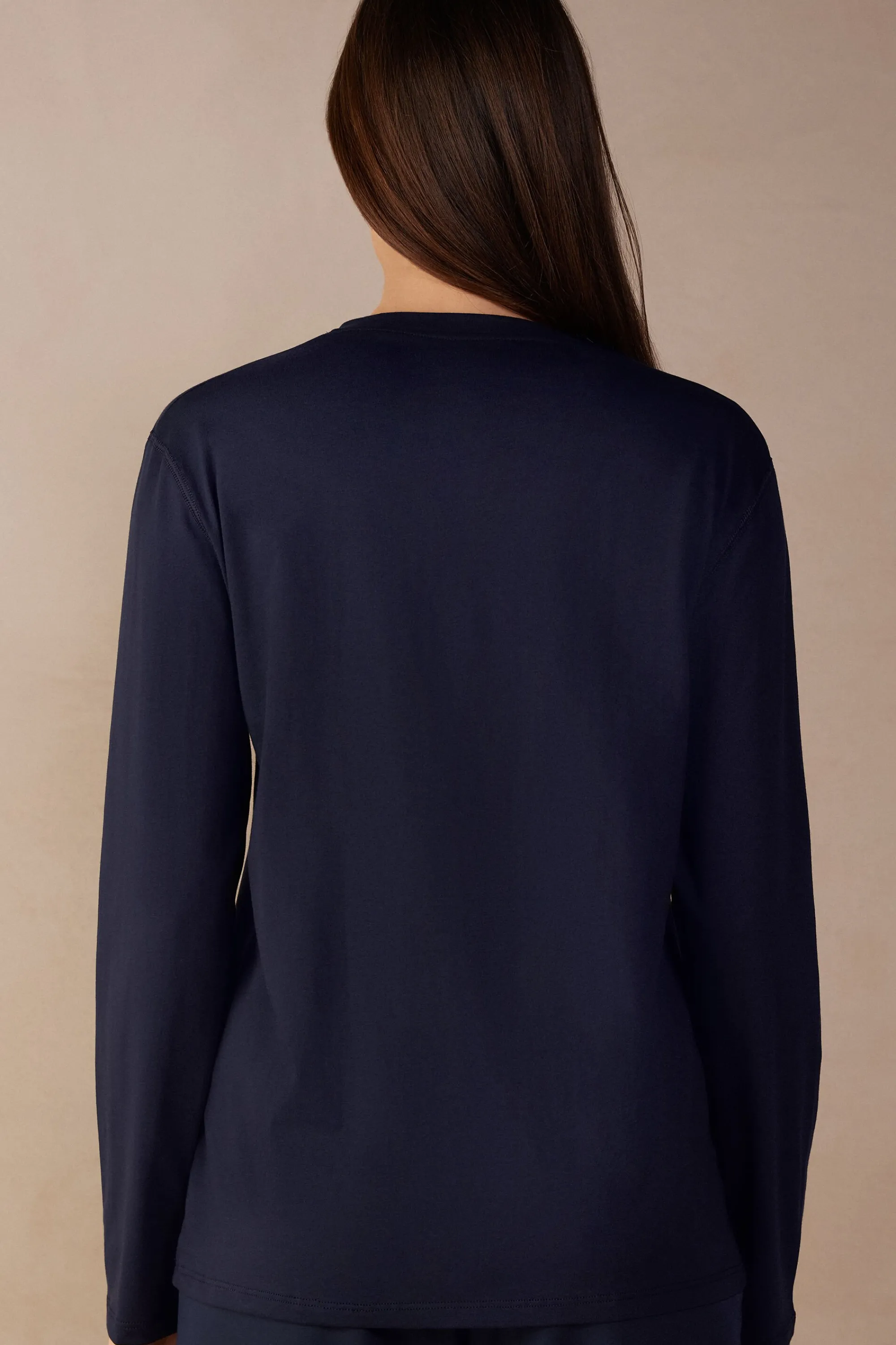 Intimissimi Maglia Oversize a Manica Lunga in Cotone Superior
