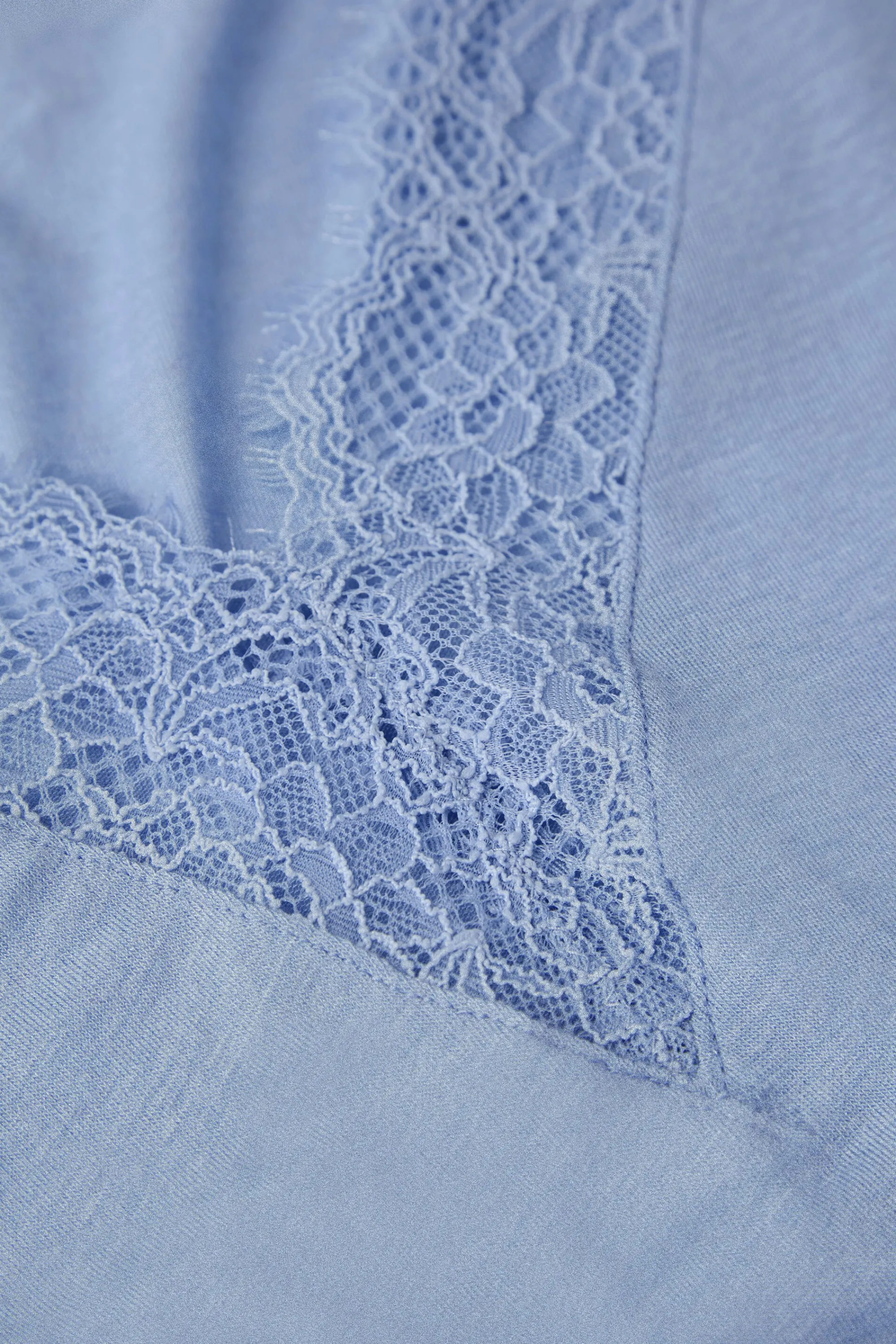 Intimissimi Maglia scollo a V in Modal Cashmere Ultralight e Pizzo
