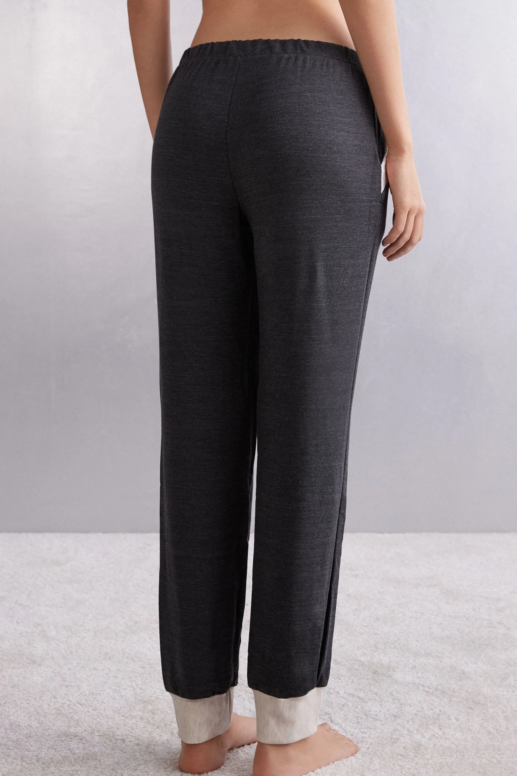 Intimissimi Pantalone Jogger in Modal con Lana Baby It's Cold Outside