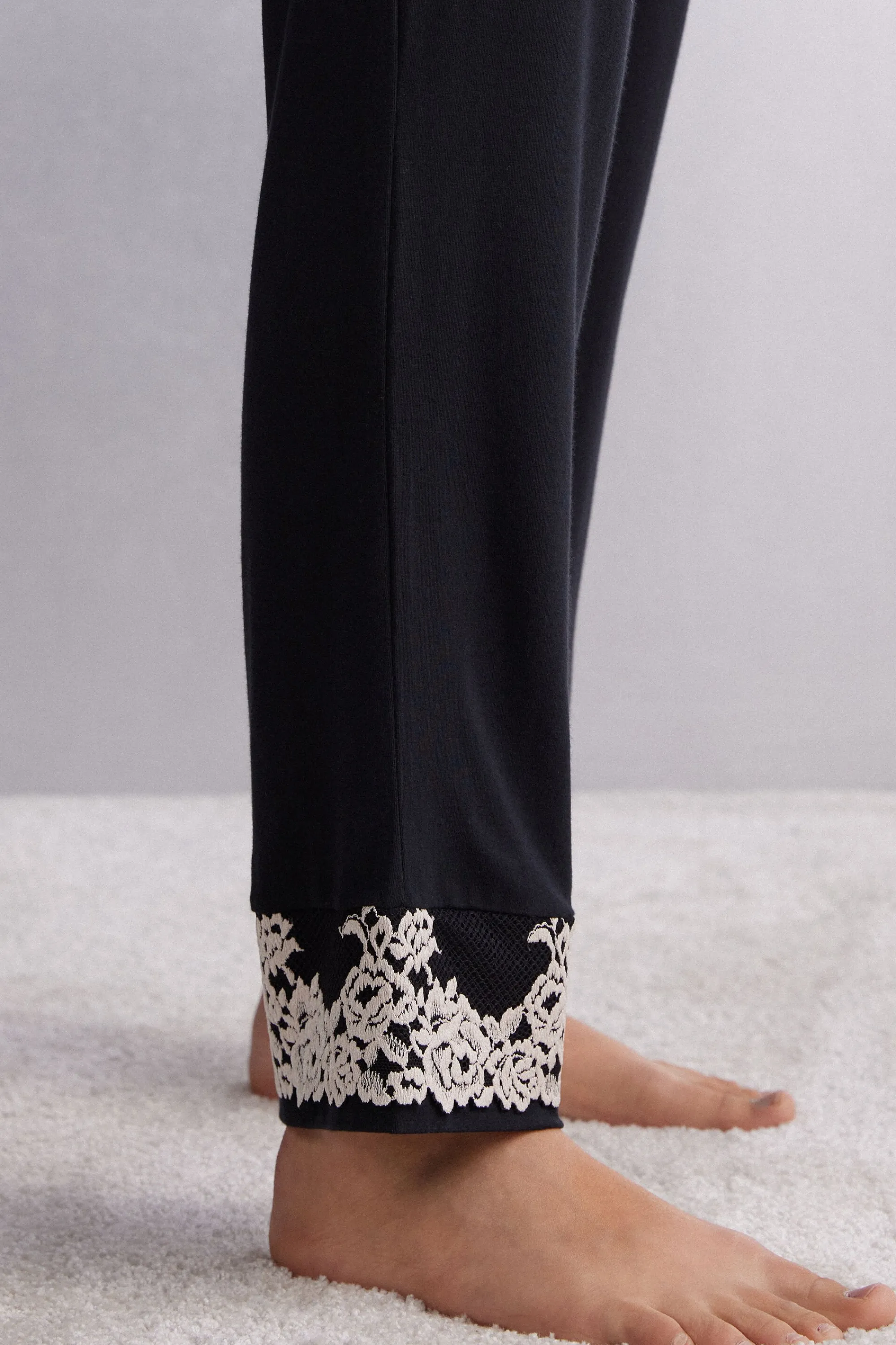 Intimissimi Pantalone Lungo in Modal con Balza Pretty Flowers