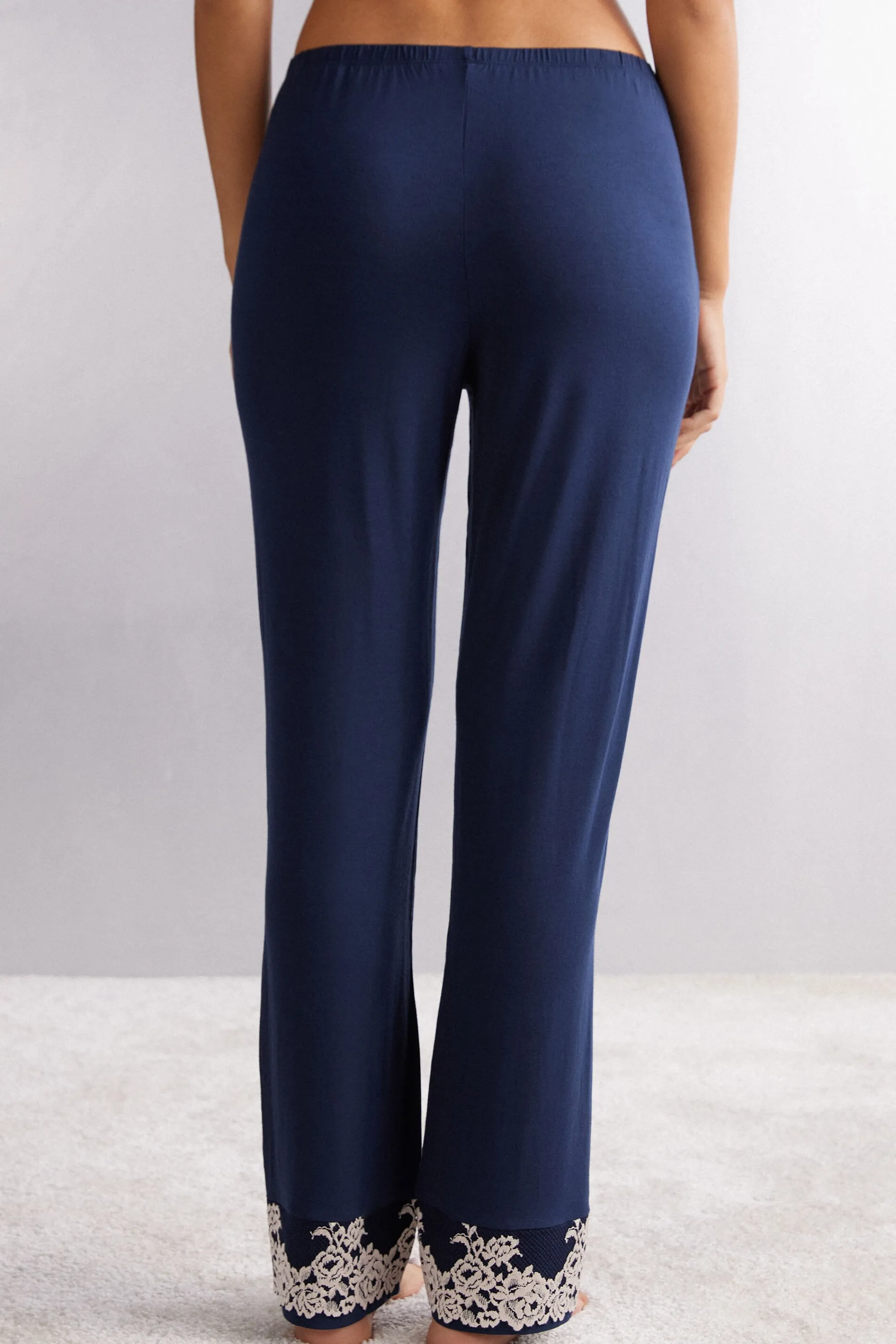 Intimissimi Pantalone Lungo in Modal con Balza Pretty Flowers