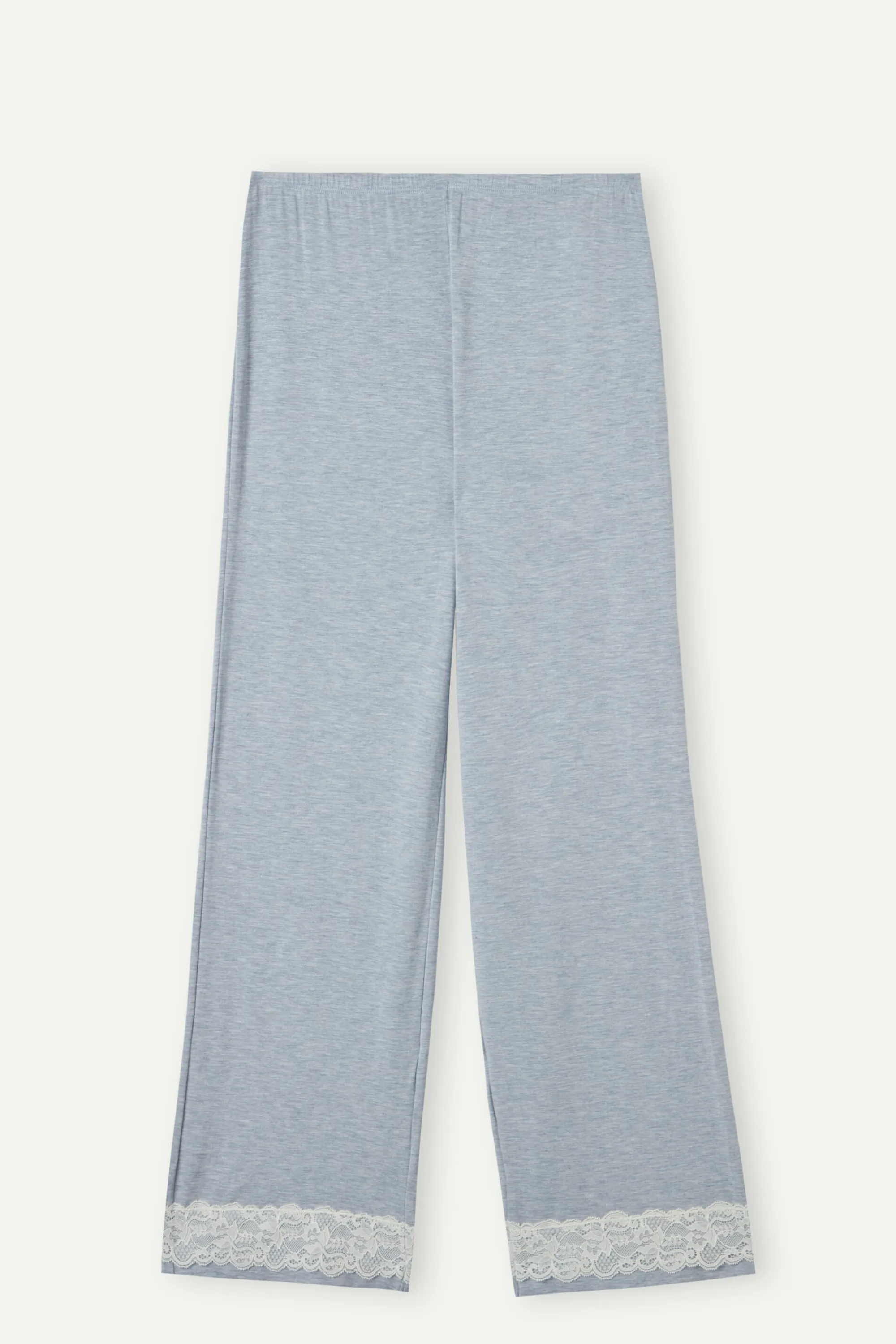 Intimissimi Pantalone Lungo in Modal con Dettagli in Pizzo