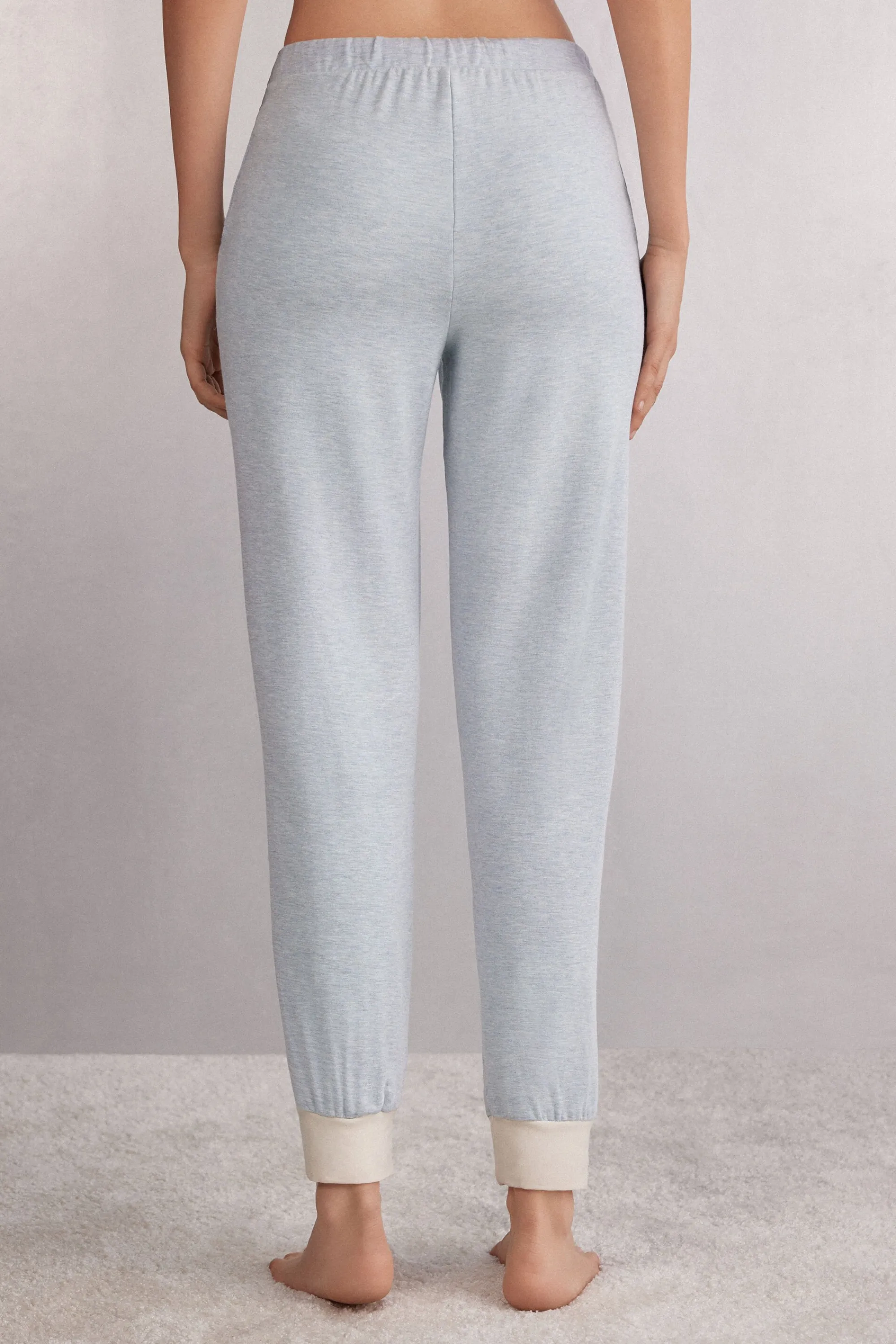 Intimissimi Pantaloni Polsino in Modal con Lana Cold Winter Night