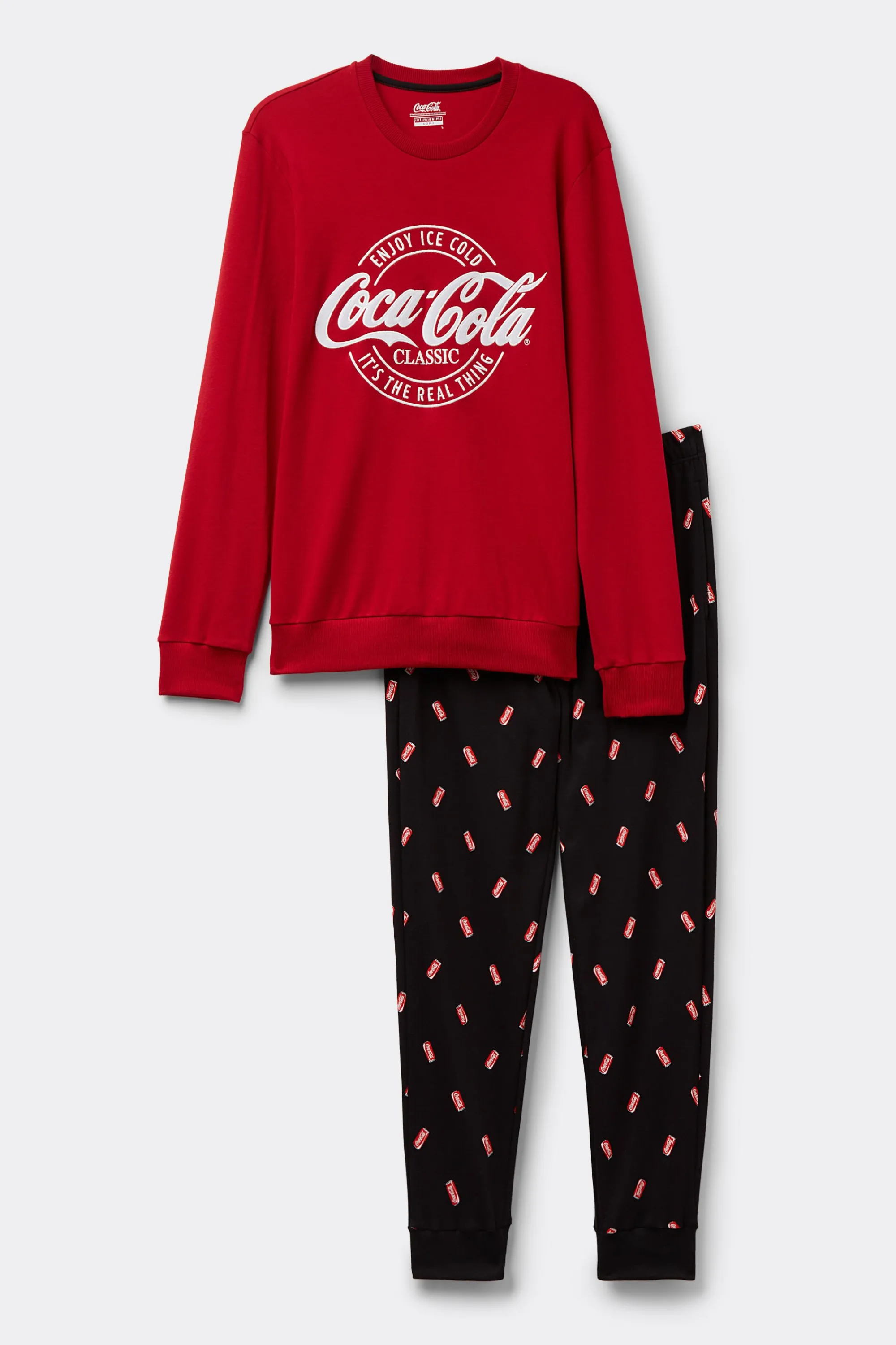 Intimissimi Pigiama Lungo Cotone Logo Coca-Cola®