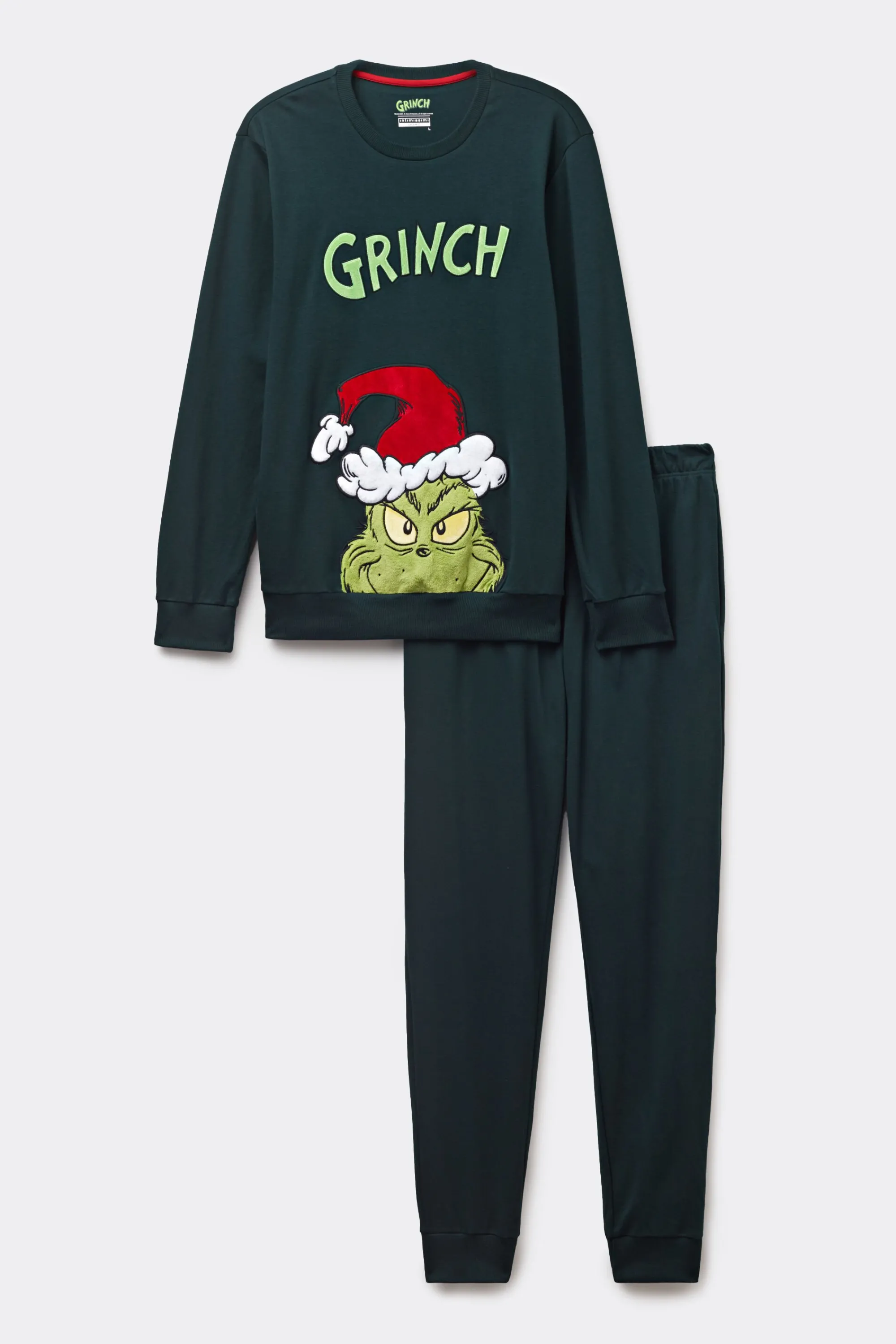 Intimissimi Pigiama Lungo in Cotone The Grinch Dr Seuss™