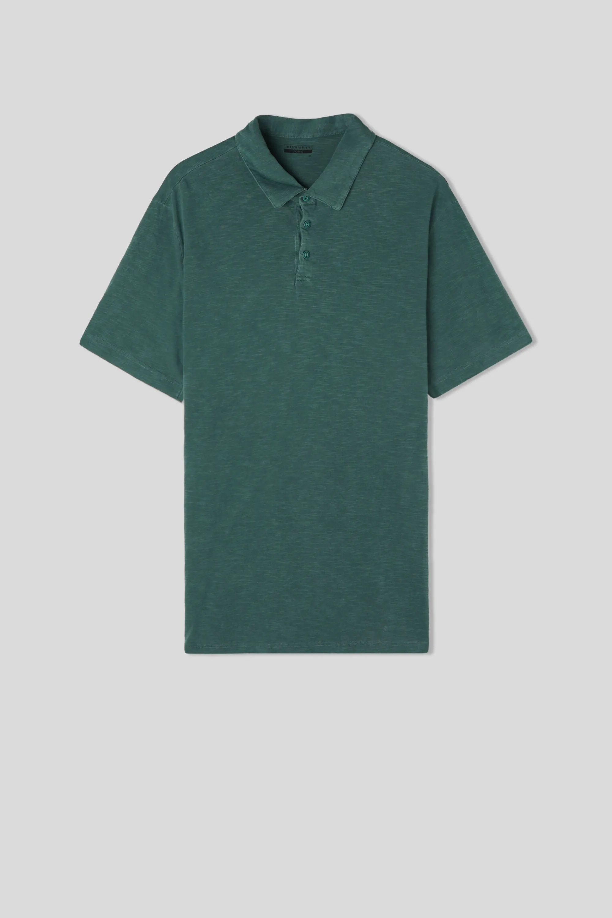 Intimissimi Polo Manica Corta Washed Collection in Cotone Fiammato