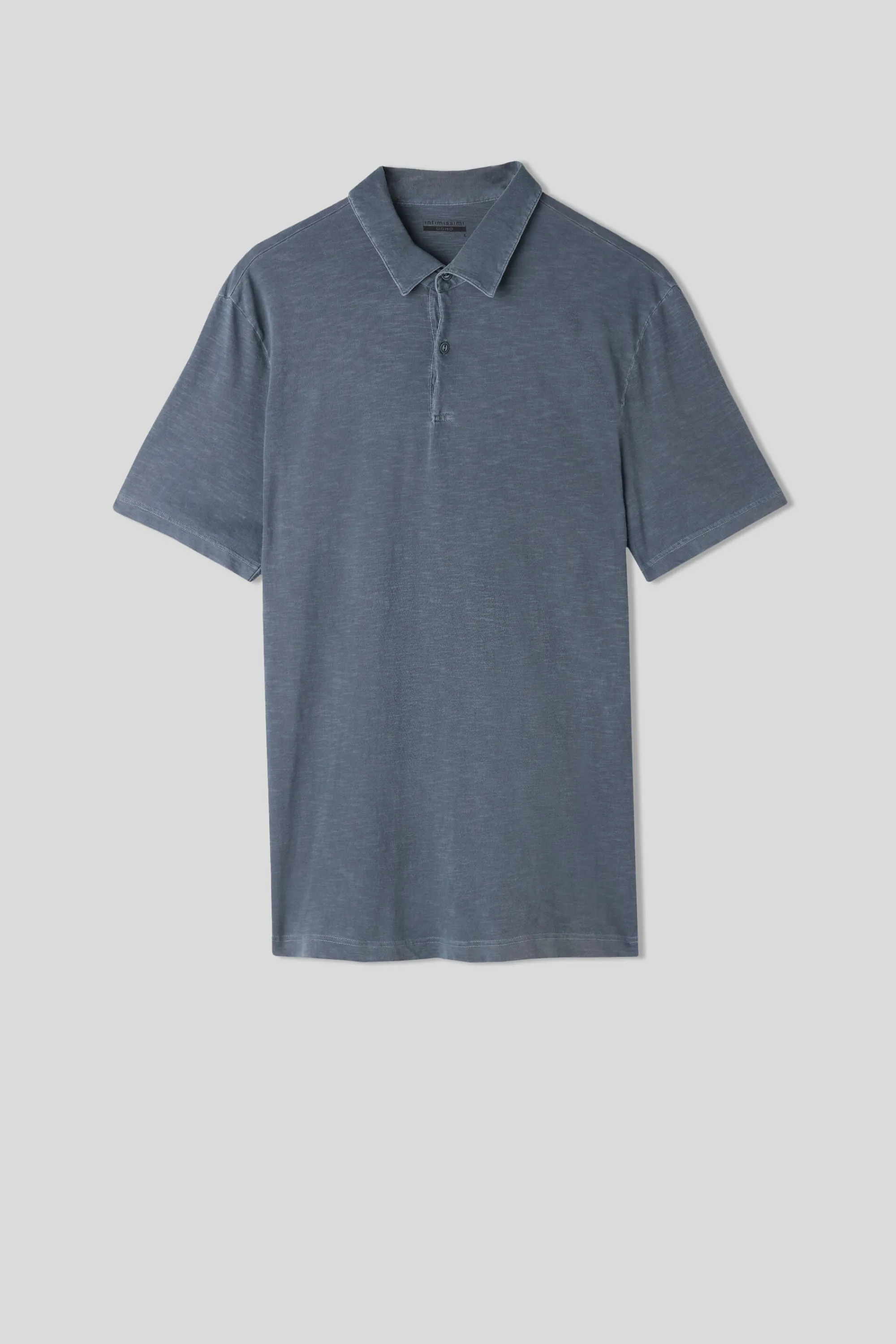 Intimissimi Polo Manica Corta Washed Collection in Cotone Fiammato