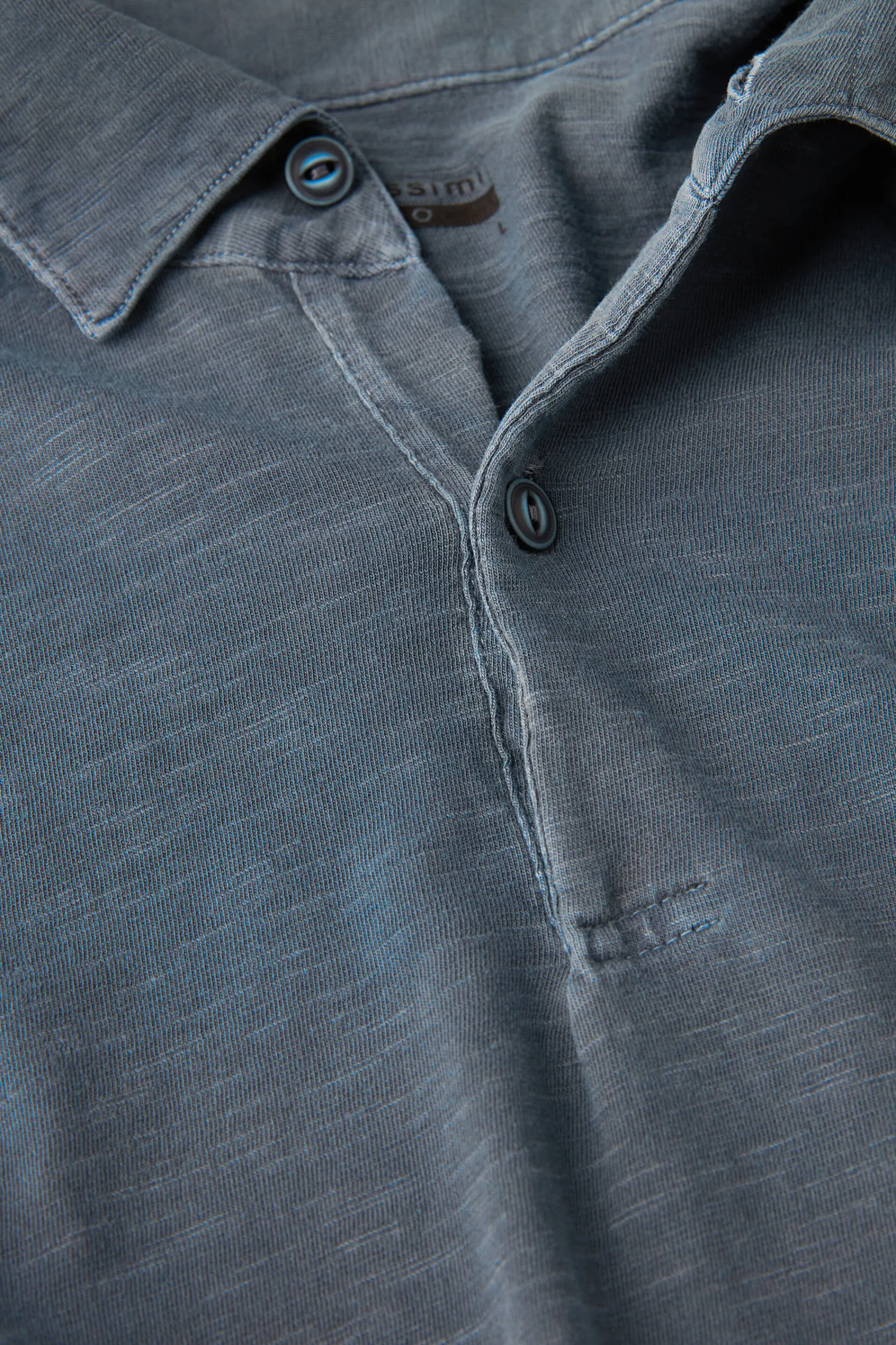 Intimissimi Polo Manica Corta Washed Collection in Cotone Fiammato