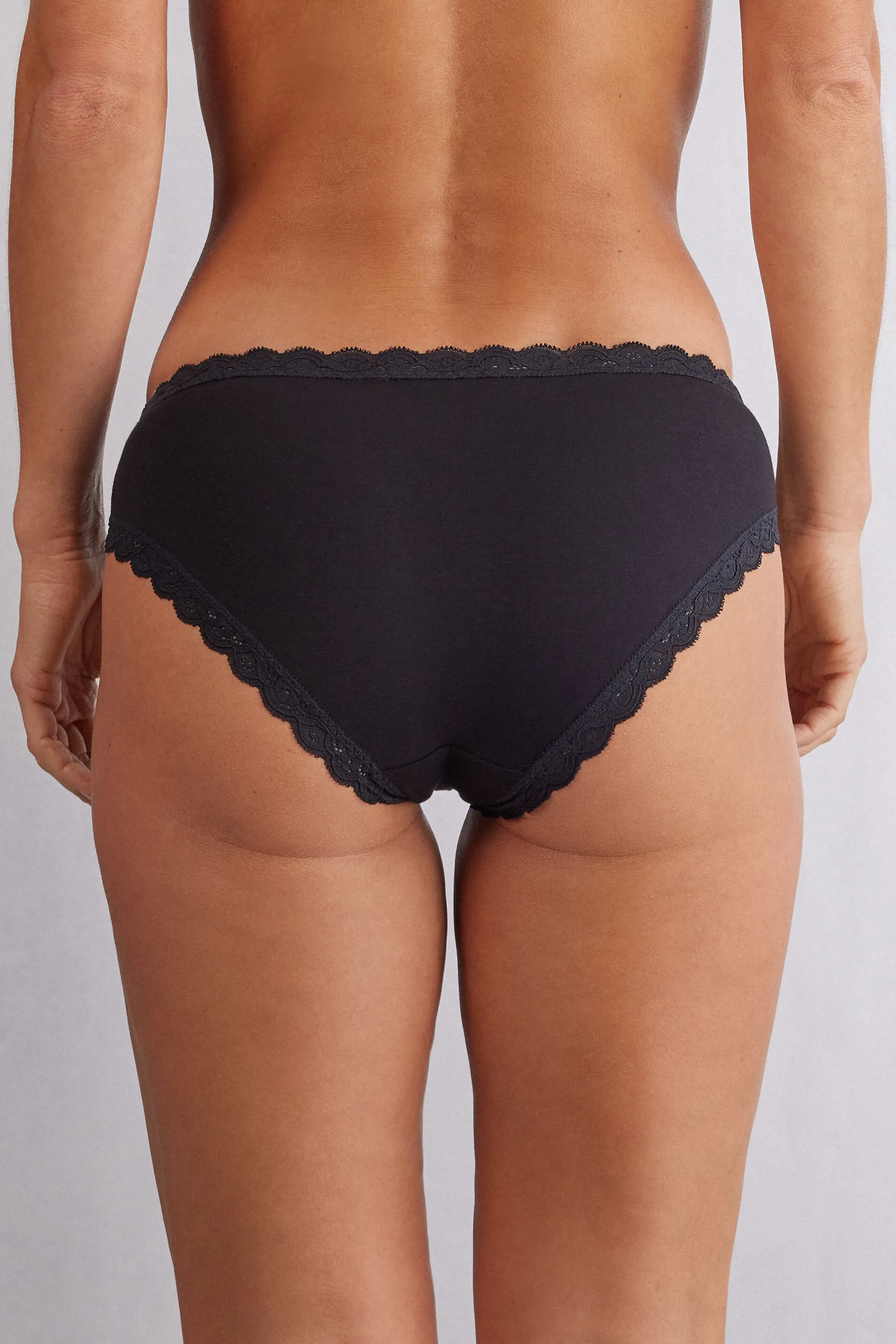 Intimissimi Slip Cotone e Pizzo