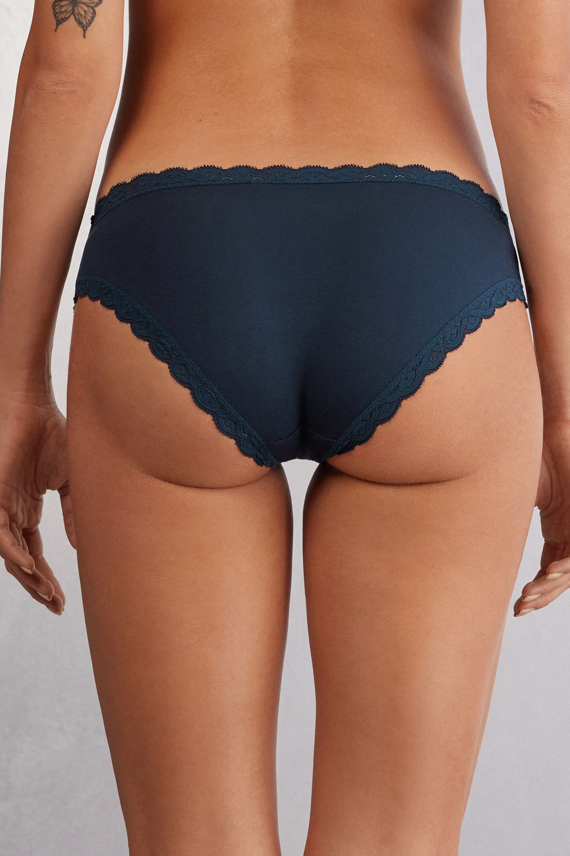 Intimissimi Slip Cotone e Pizzo