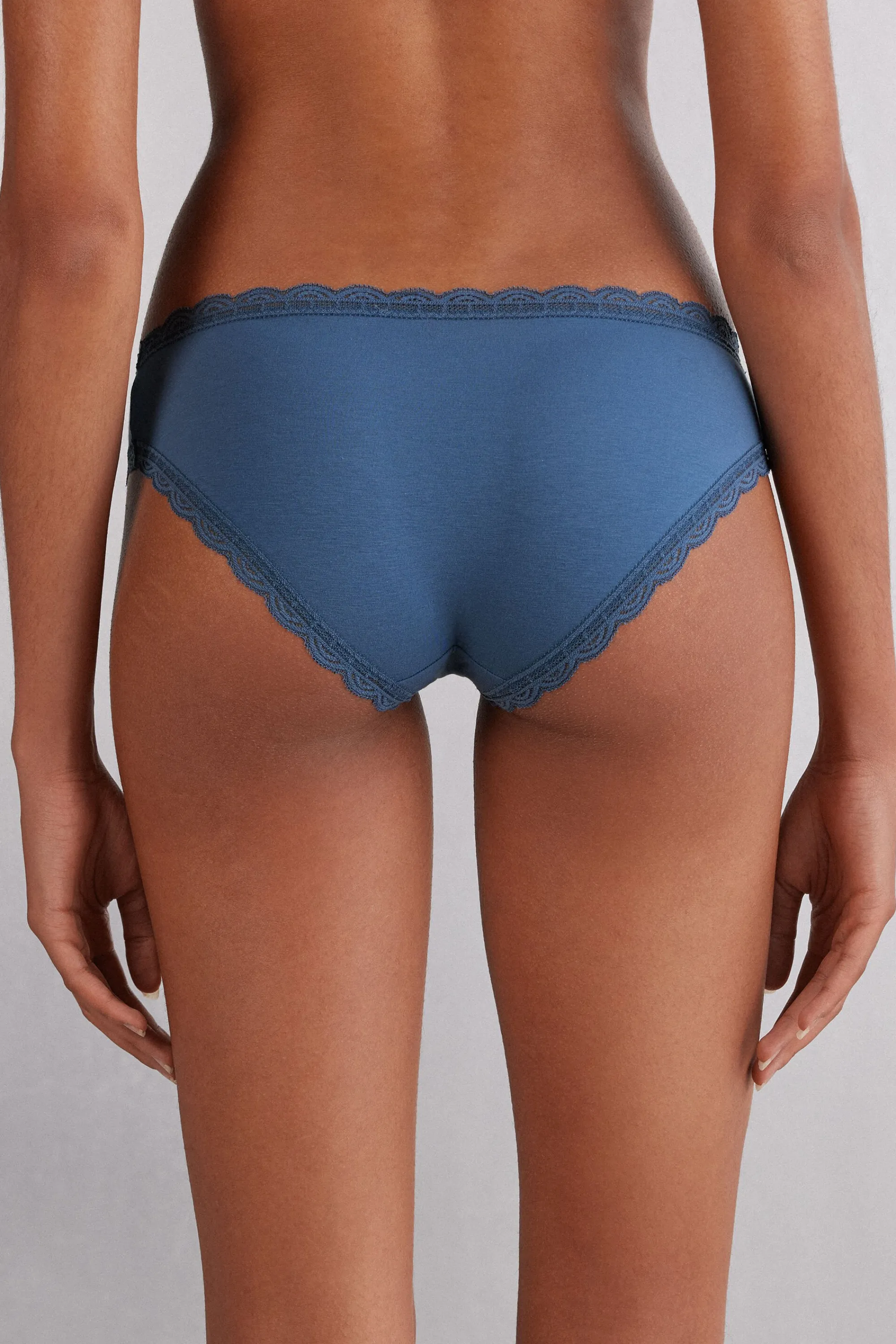 Intimissimi Slip in Cotone e Pizzo