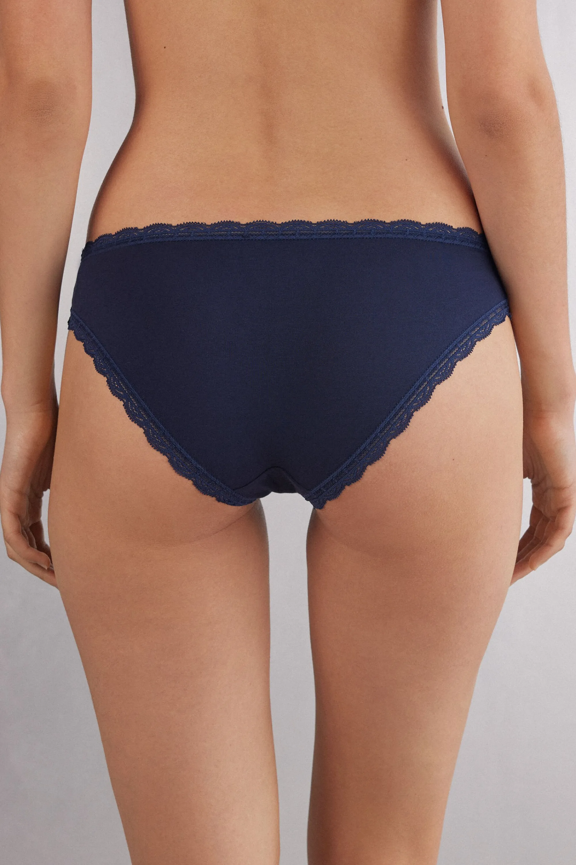 Intimissimi Slip in Cotone e Pizzo